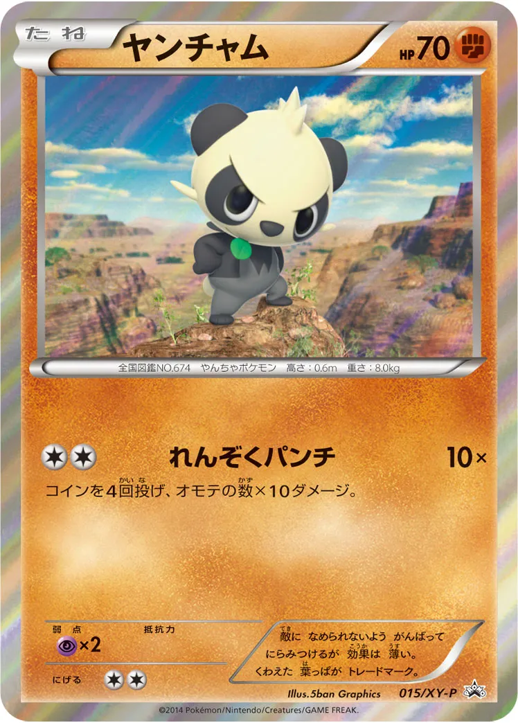 ヤンチャム · XY Promos 015/100
