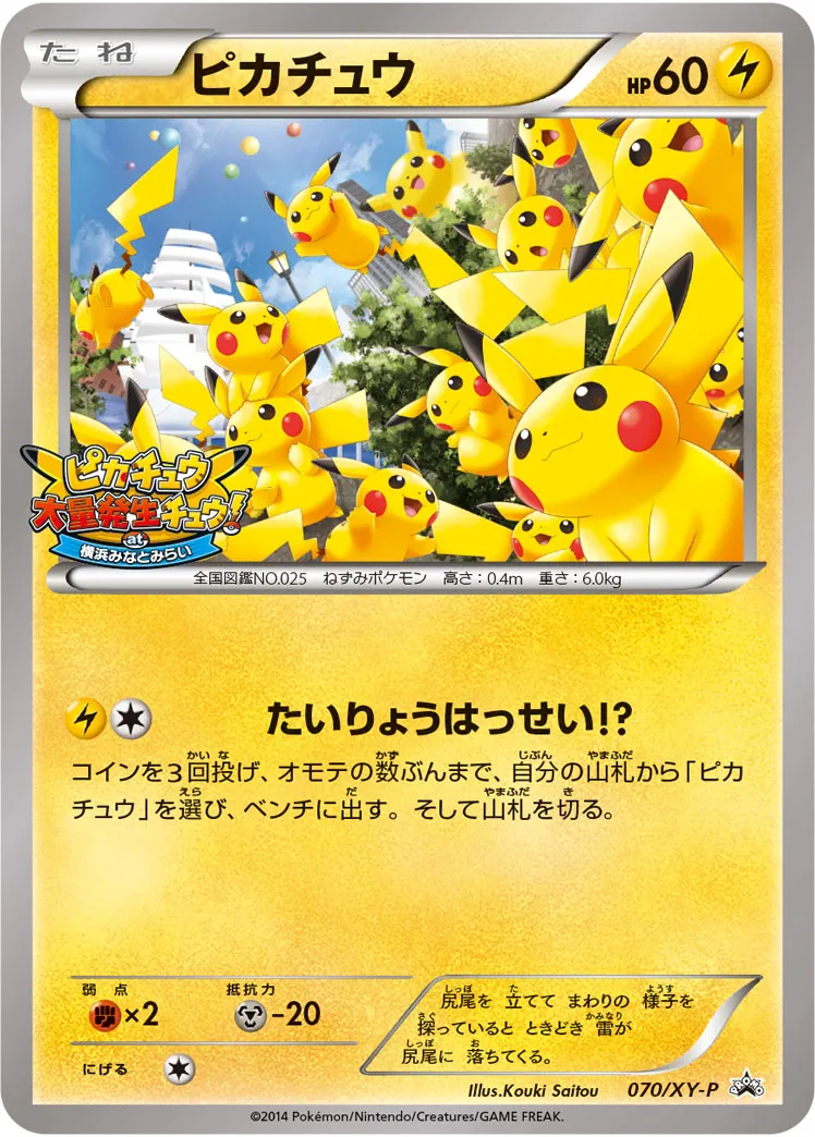 ピカチュウ · XY Promos 070/100