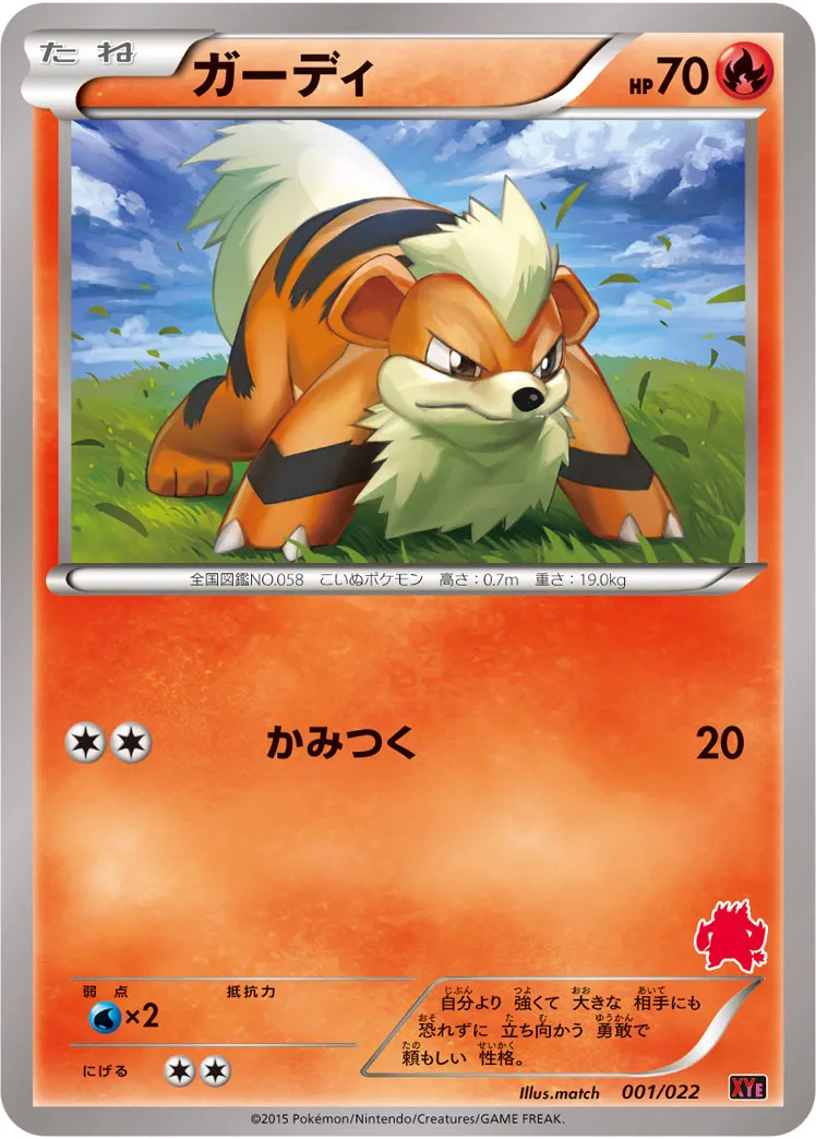 ガーディ · Tournament Starter Set 30 Emboar EX vs Togekiss EX 001/32