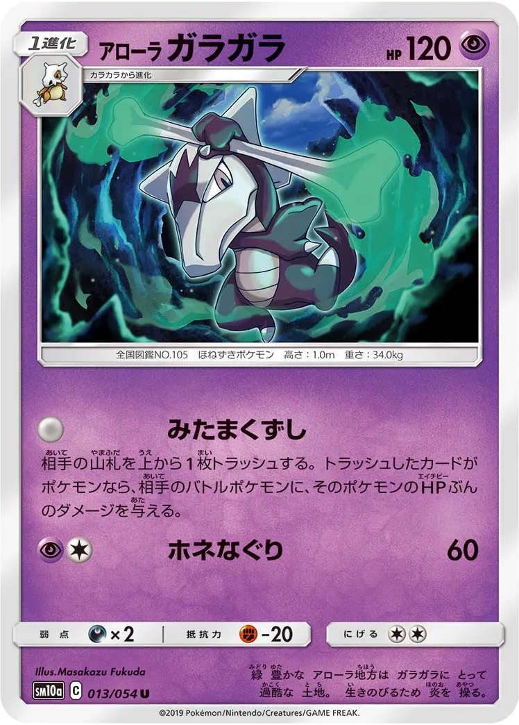 アローラガラガラ · ジージーエンド 013/54