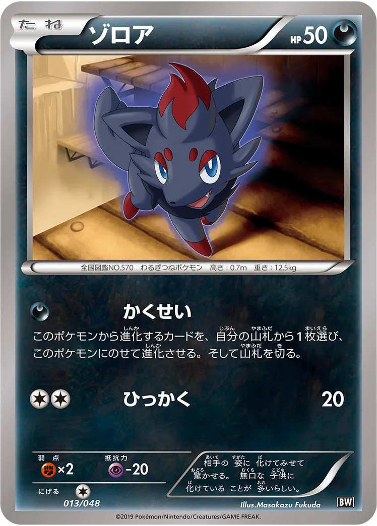 ゾロア · Extra Regulation Box 013/48
