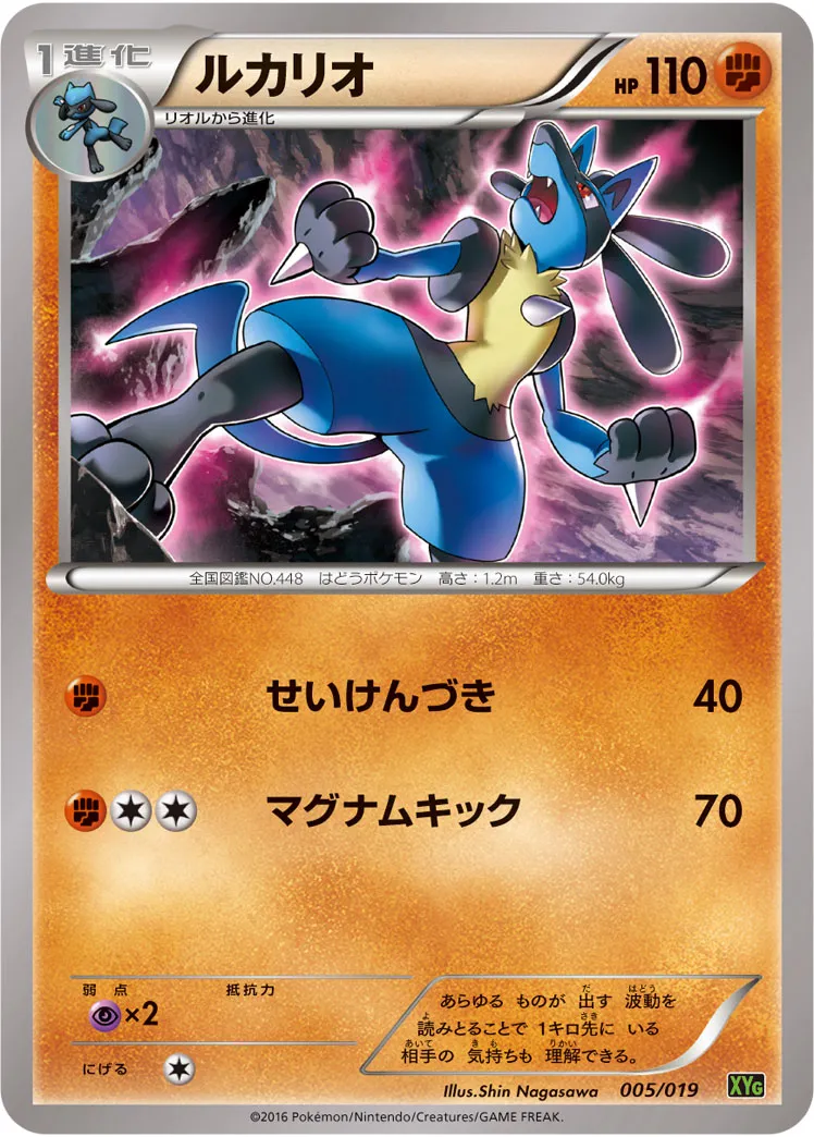 ルカリオ · Perfect Battle Deck Zygarde EX 005/20