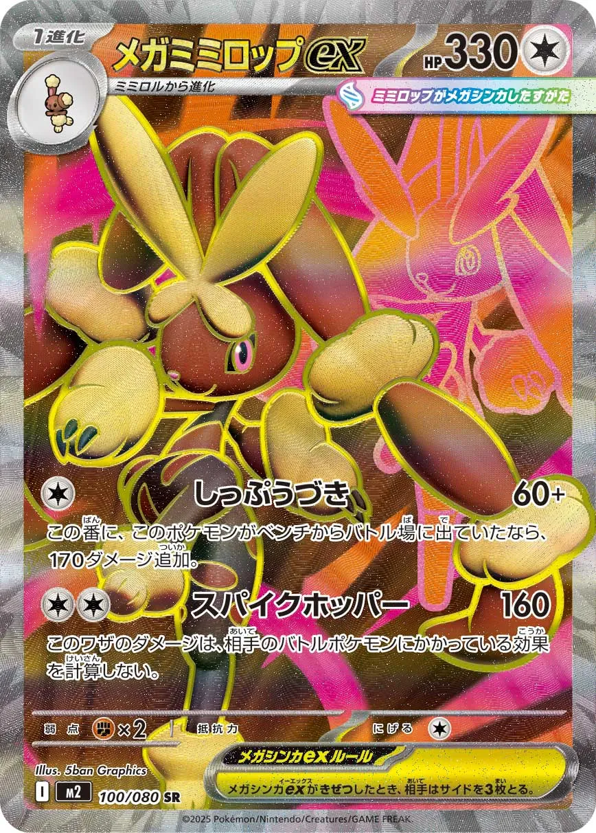 メガミミロップex · インフェルノX 100/100