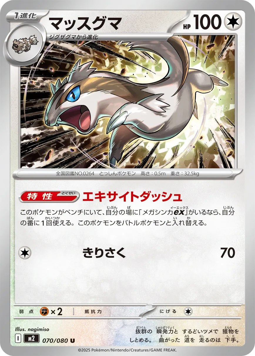 マッスグマ · インフェルノX 070/100