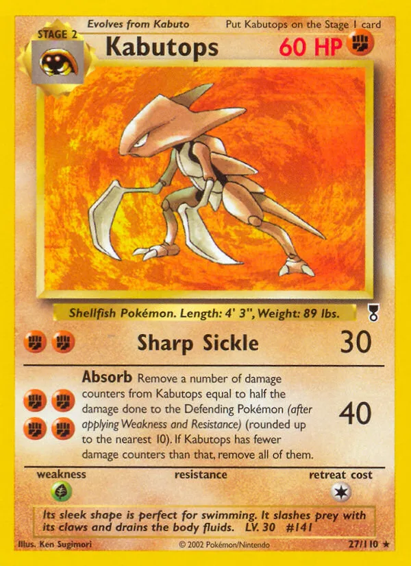 Kabutops · Legendary Collection 27/110