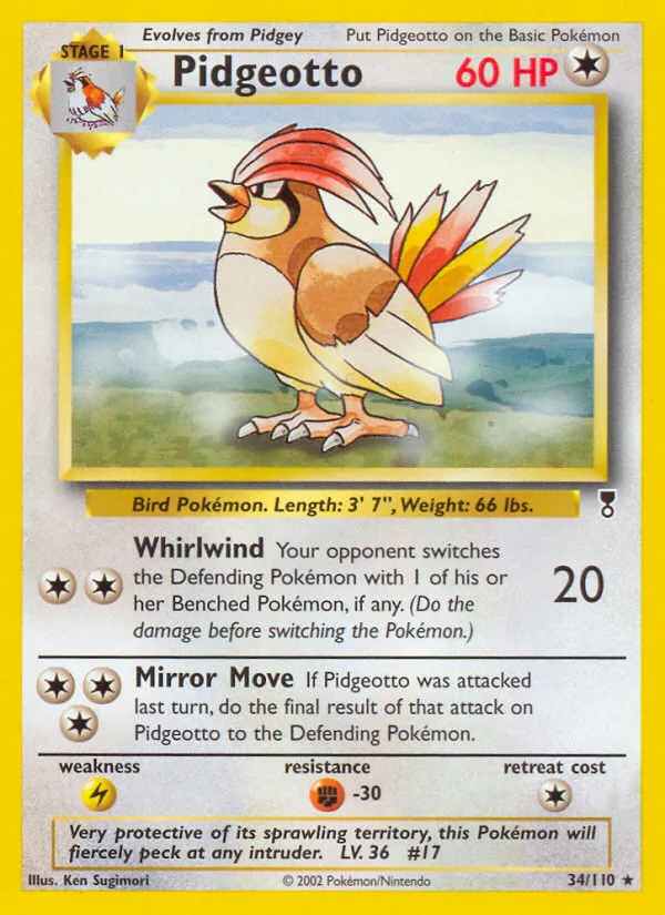 Pidgeotto · Legendary Collection 34/110