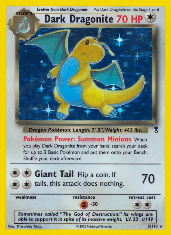 Dark Dragonite · Legendary Collection 5/110