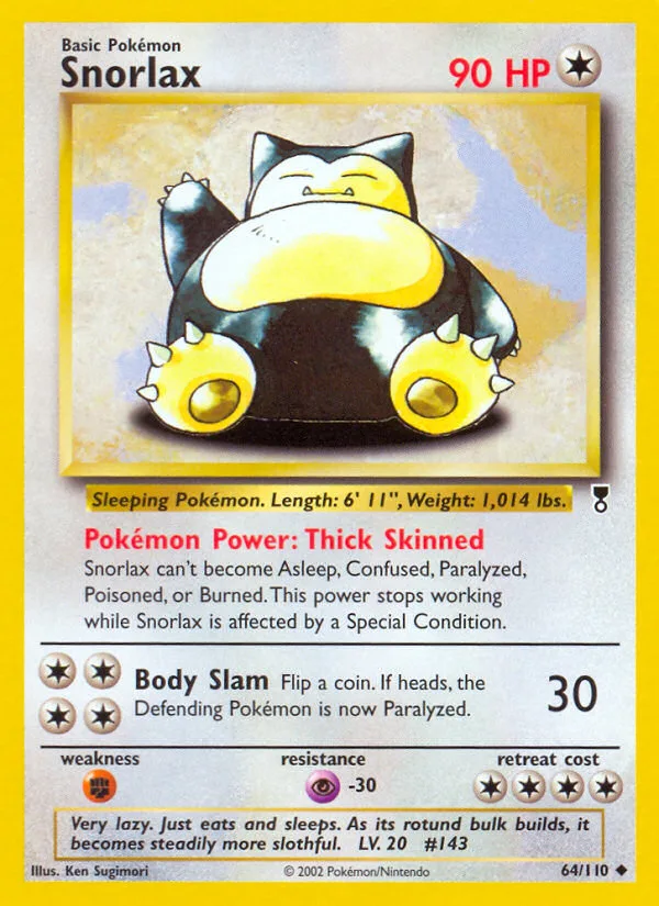 Snorlax · Legendary Collection 64/110