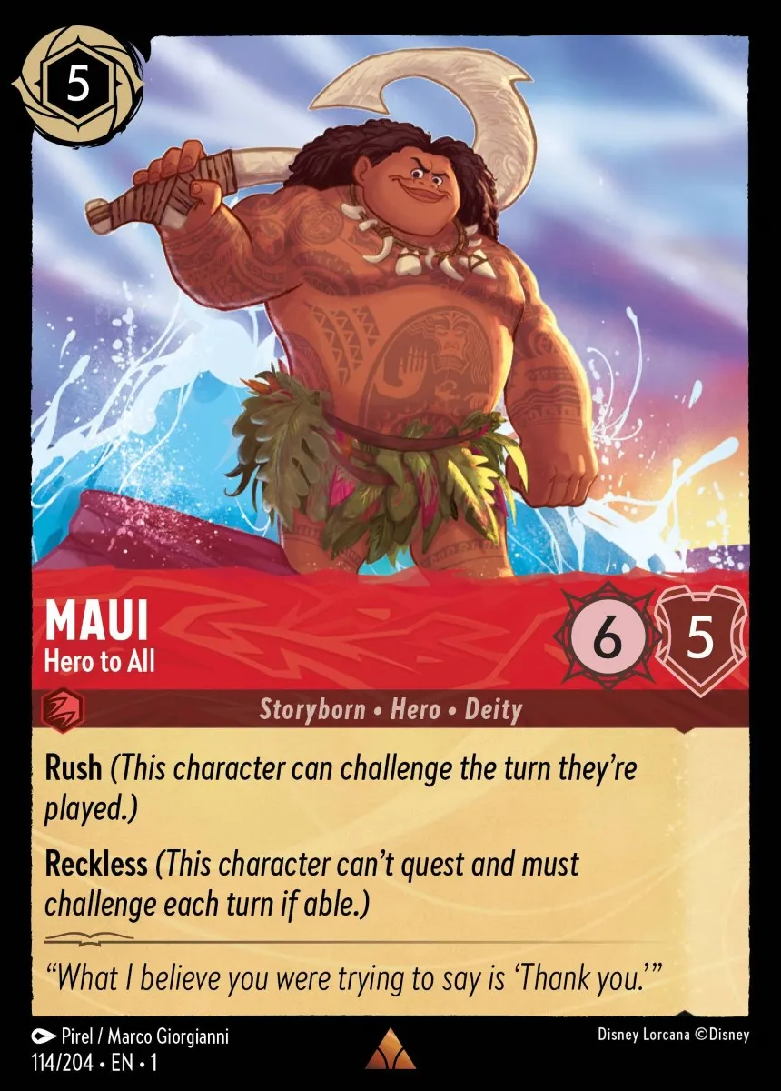Maui - Hero to All · The First Chapter 114/204
