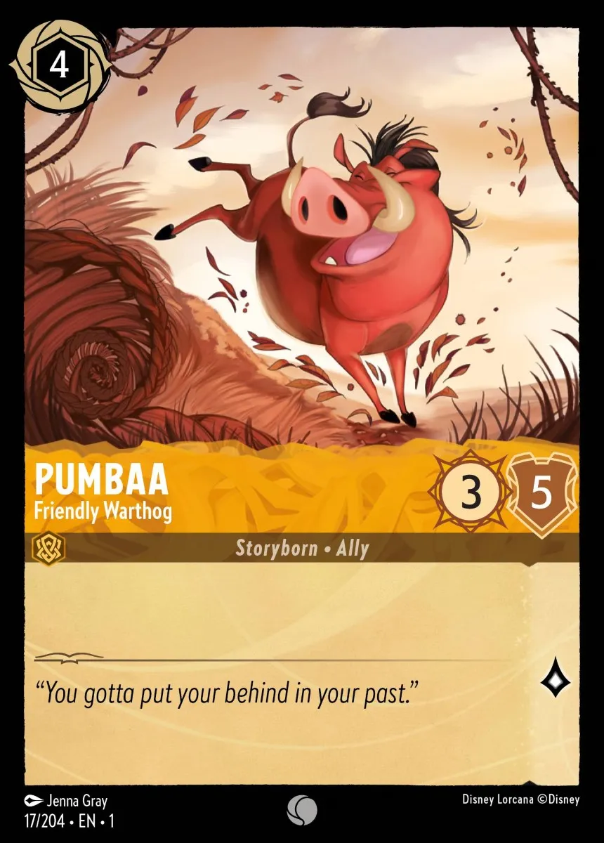 Pumbaa - Friendly Warthog · The First Chapter 17/204