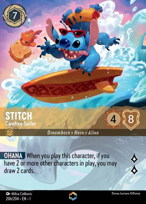 Stitch - Carefree Surfer · The First Chapter 206/204