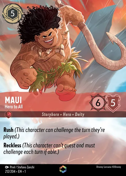Maui - Hero to All · The First Chapter 212/204