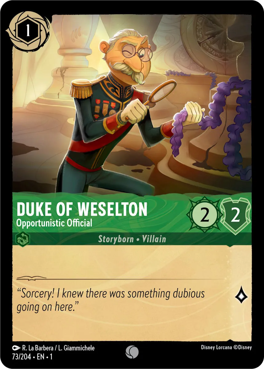 Duke of Weselton - Opportunistic Official · The First Chapter 73/204