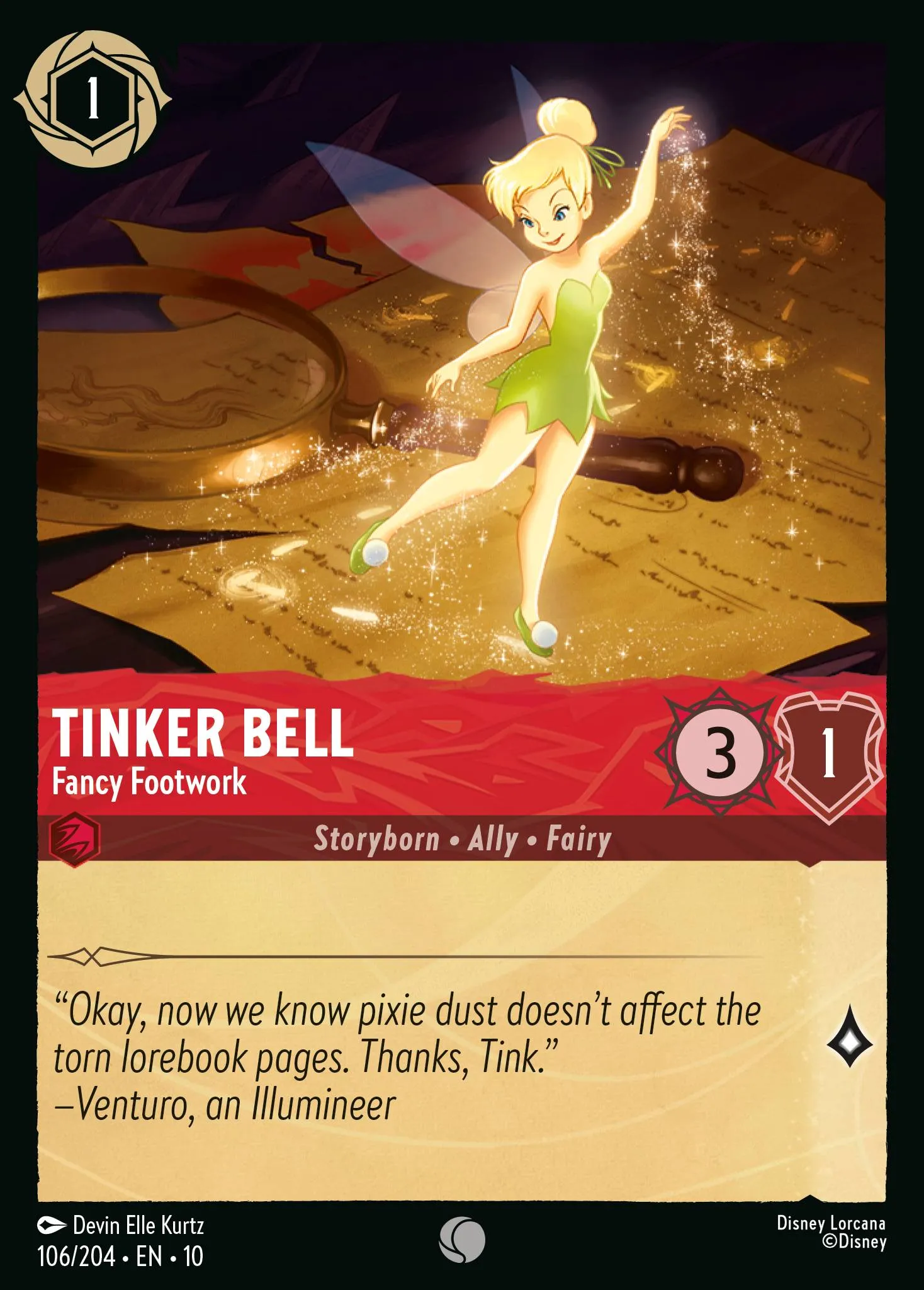 Tinker Bell - Fancy Footwork · Whispers in the Well 106/224