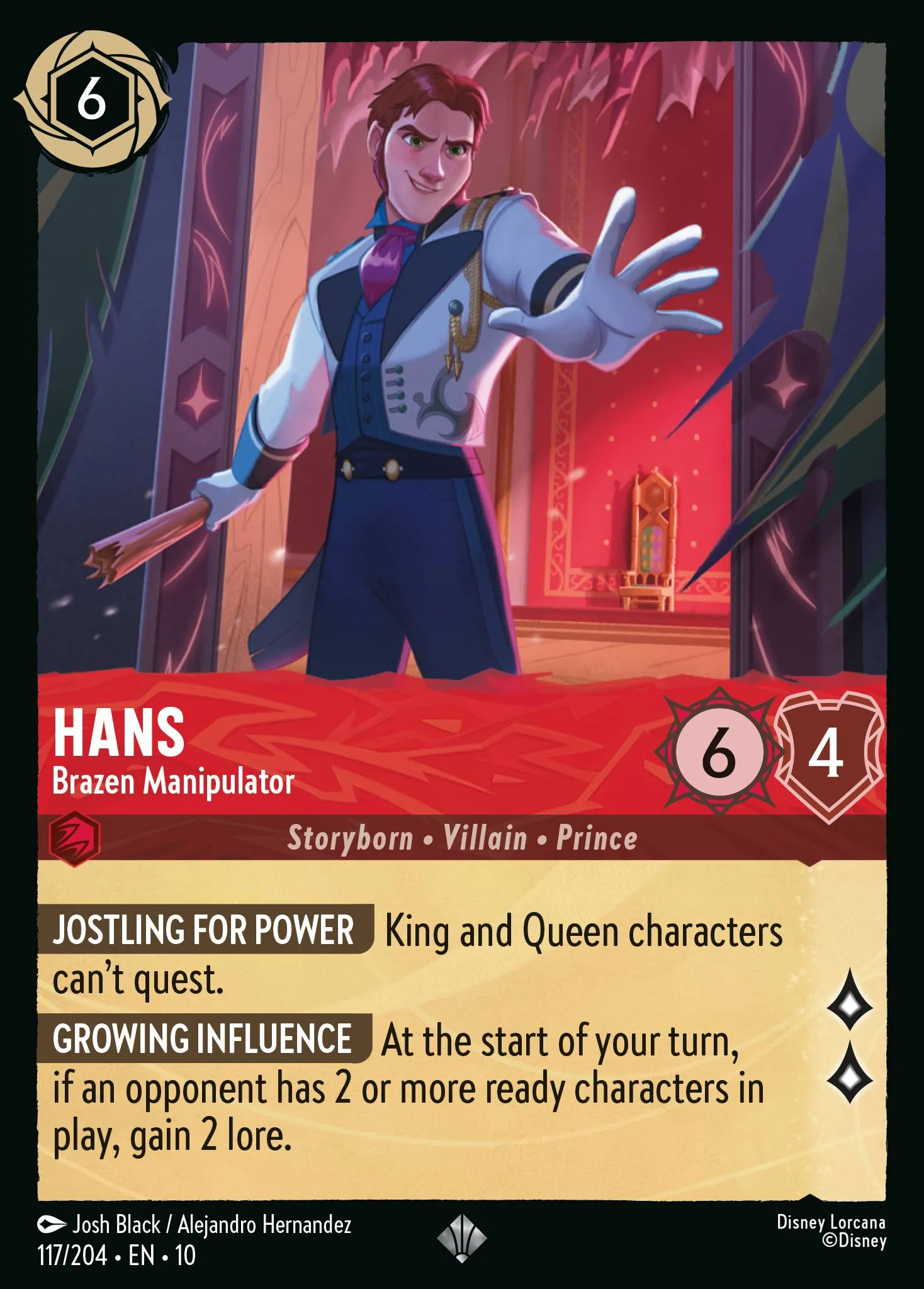 Hans - Brazen Manipulator · Whispers in the Well 117/224