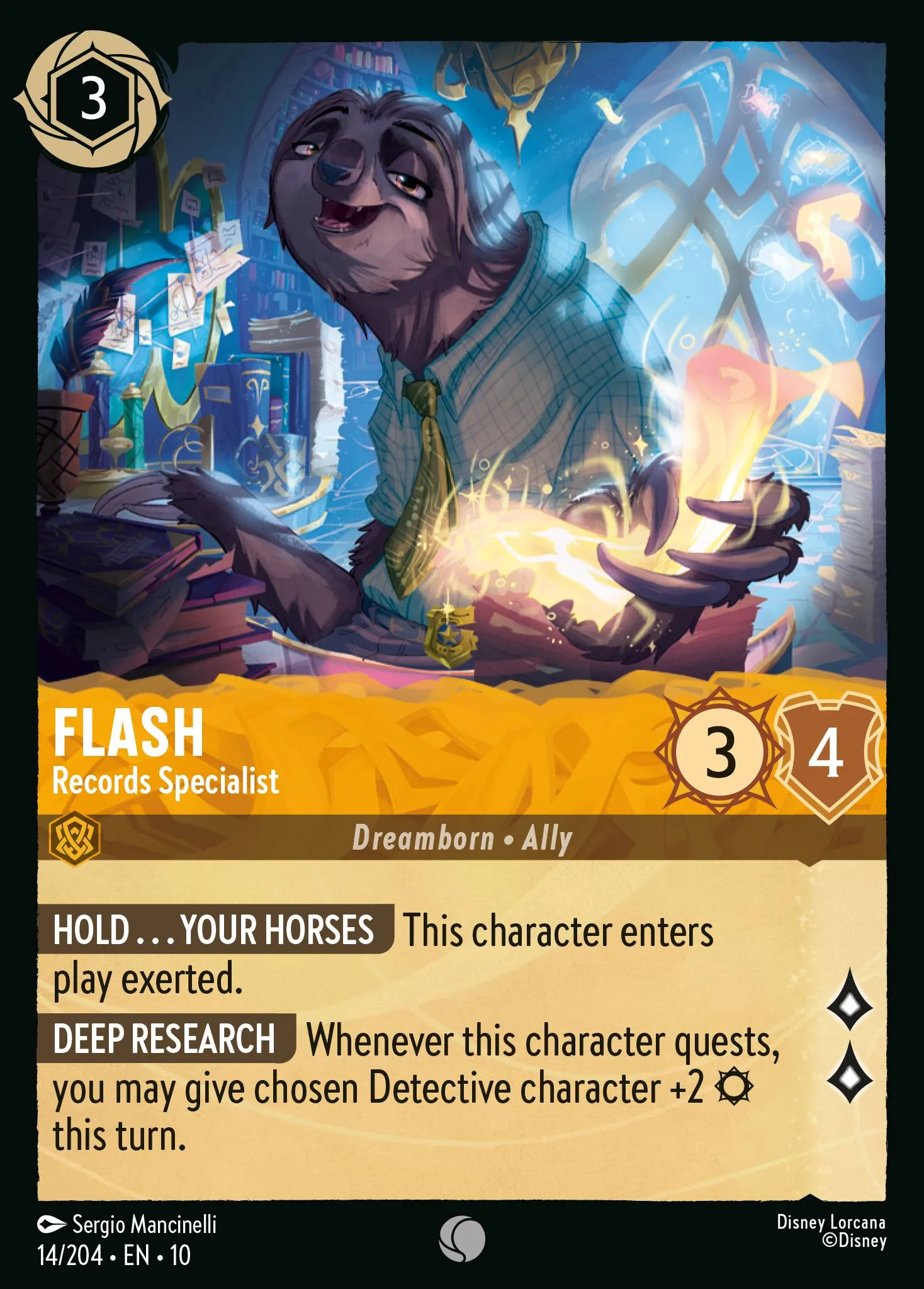 Flash - Records Specialist · Whispers in the Well 14/224