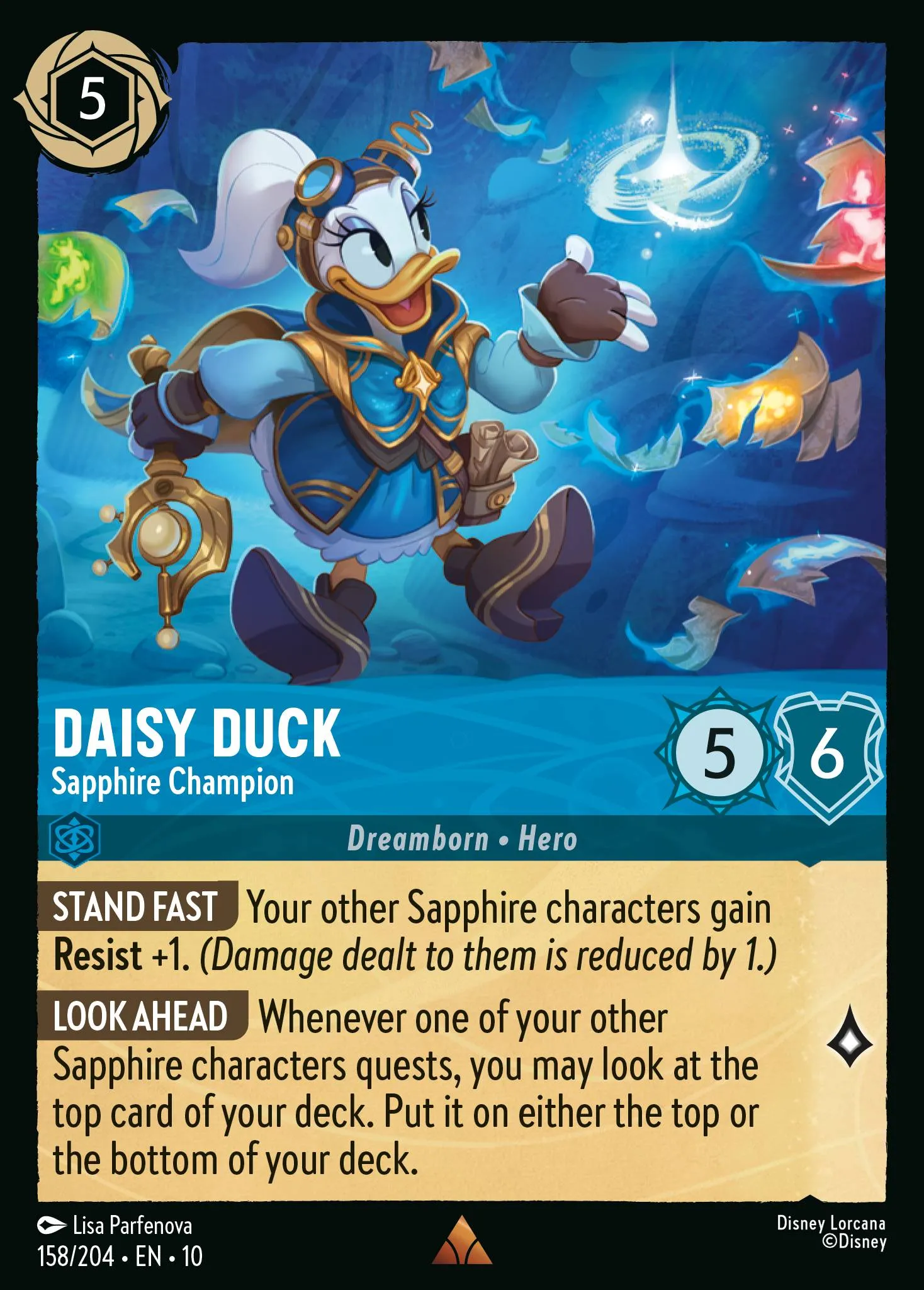 Daisy Duck - Sapphire Champion · Whispers in the Well 158/224