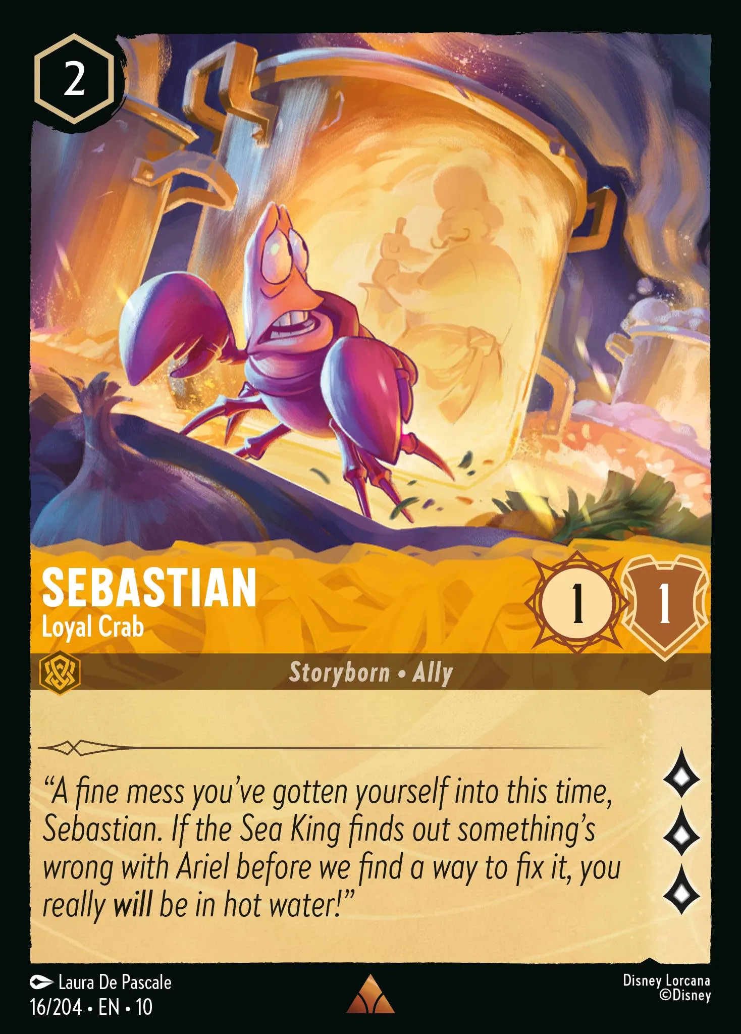 Sebastian - Loyal Crab · Whispers in the Well 16/224