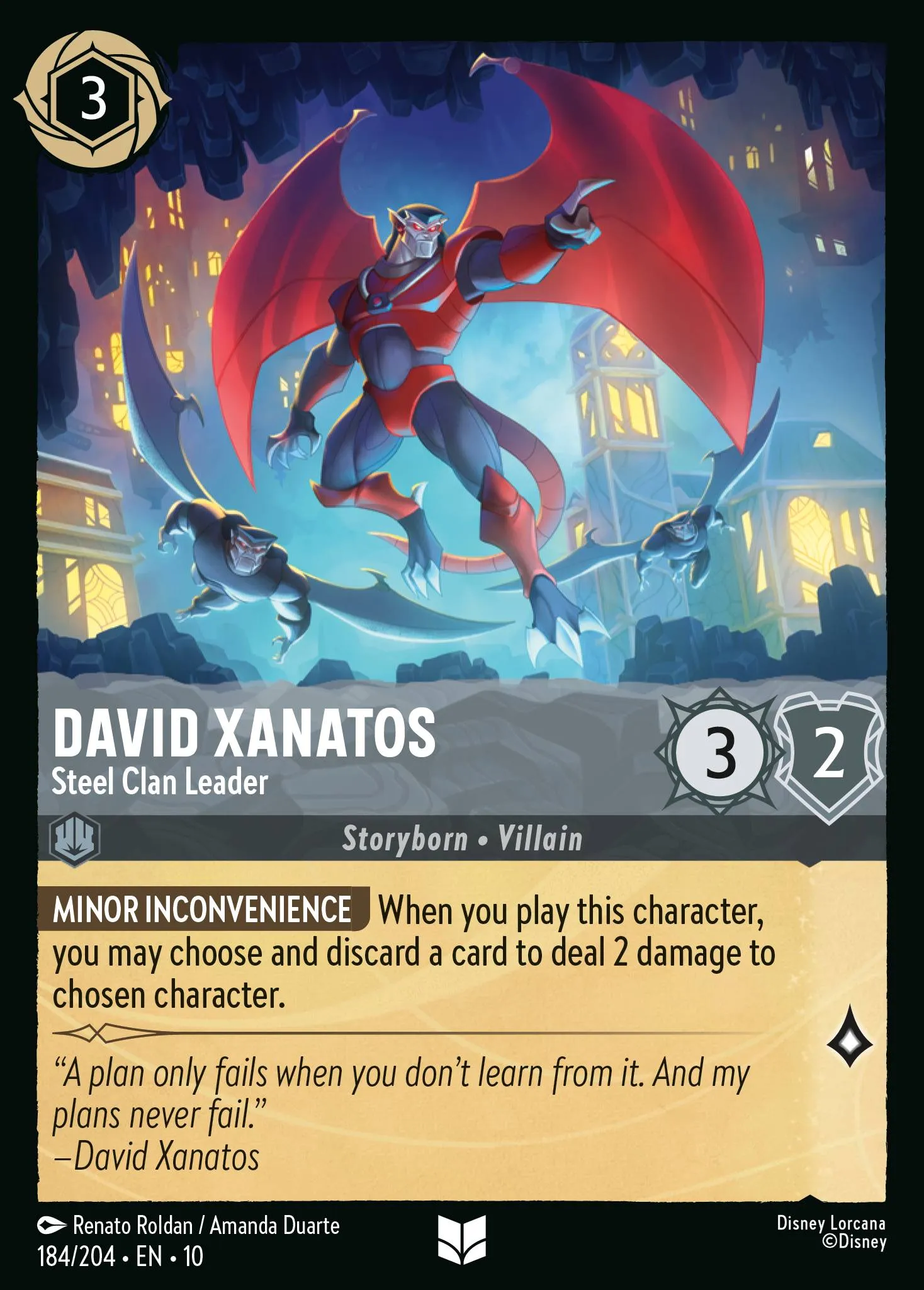 David Xanatos - Steel Clan Leader · Whispers in the Well 184/224