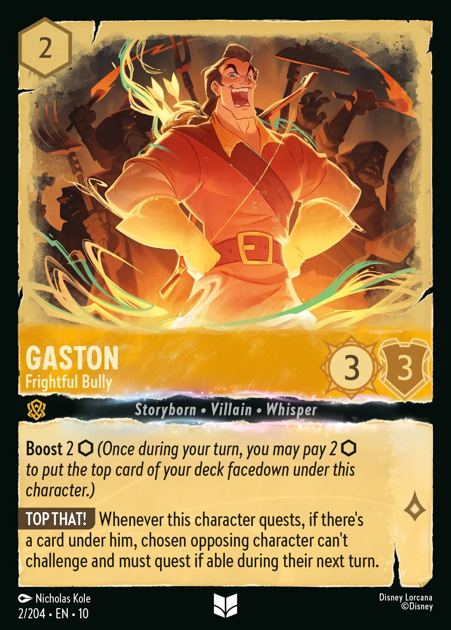 Gaston - Frightful Bully · Whispers in the Well 2/224