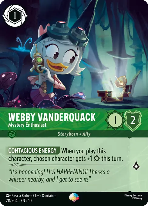 Webby Vanderquack - Mystery Enthusiast · Whispers in the Well 211/224