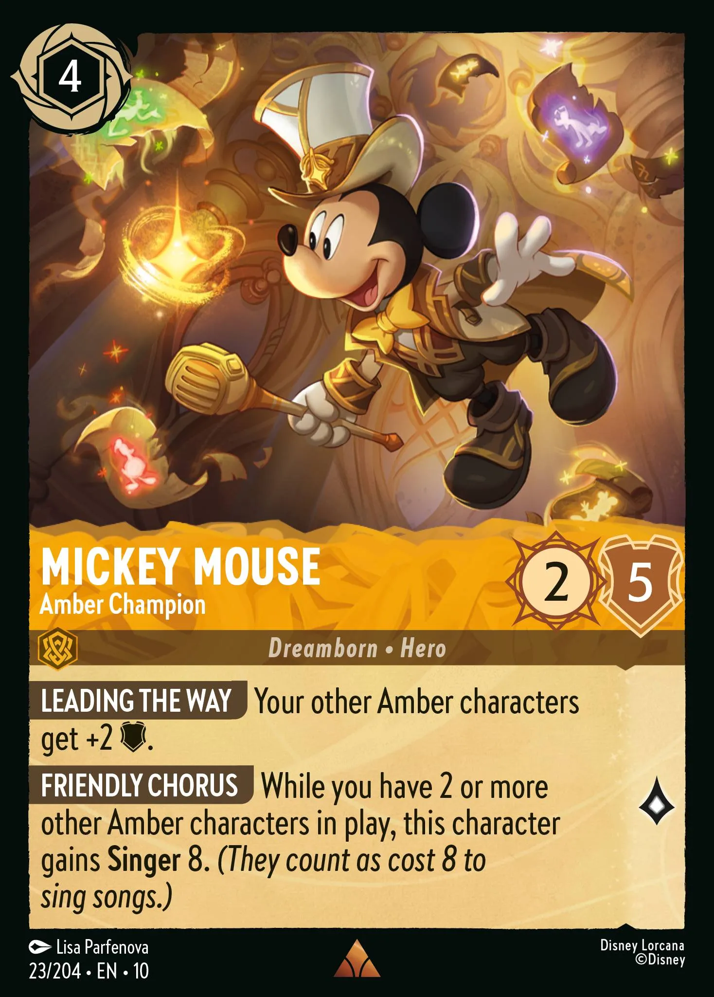 Mickey Mouse - Amber Champion · Whispers in the Well 23/224