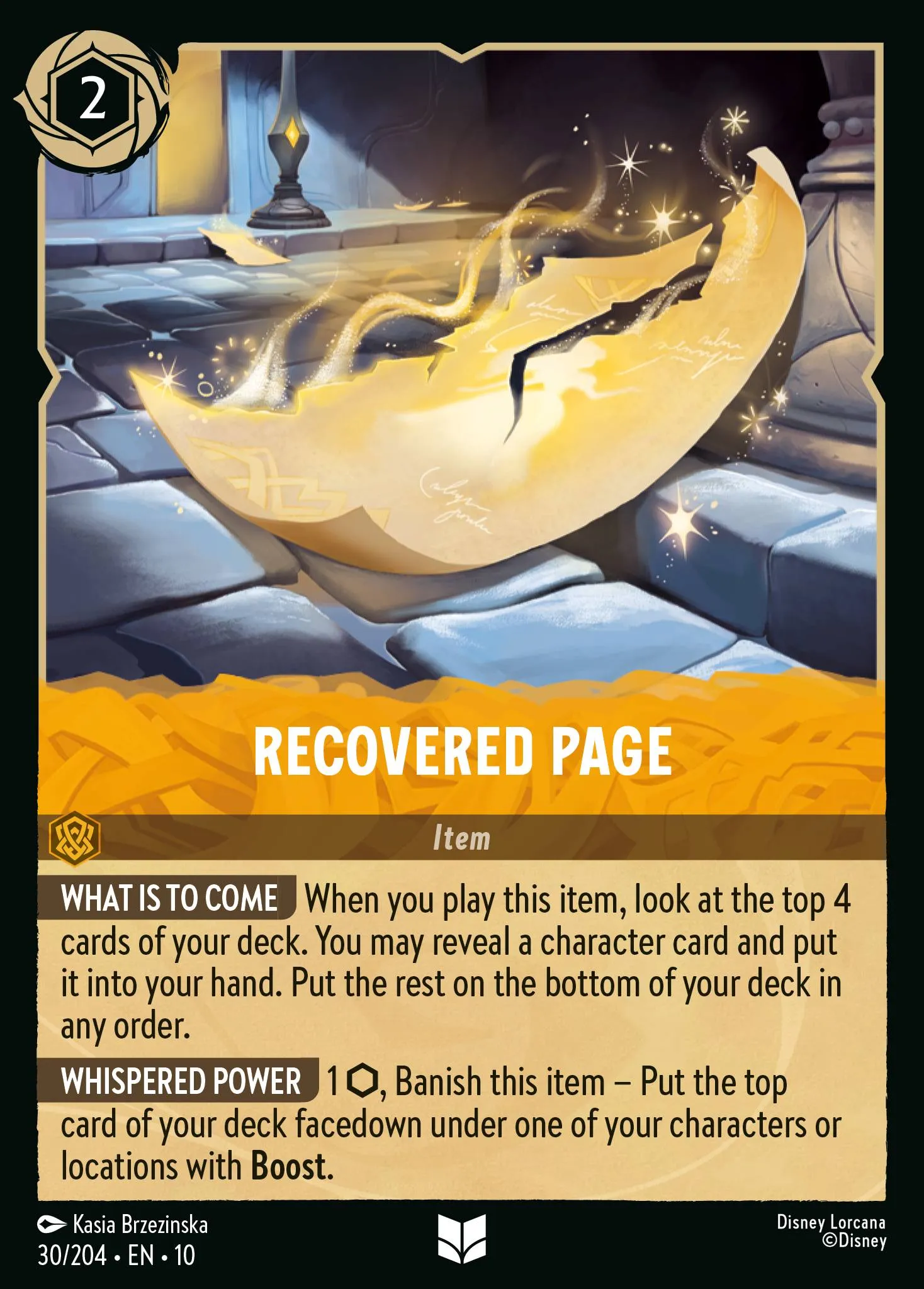 Recovered Page · Whispers in the Well 30/224