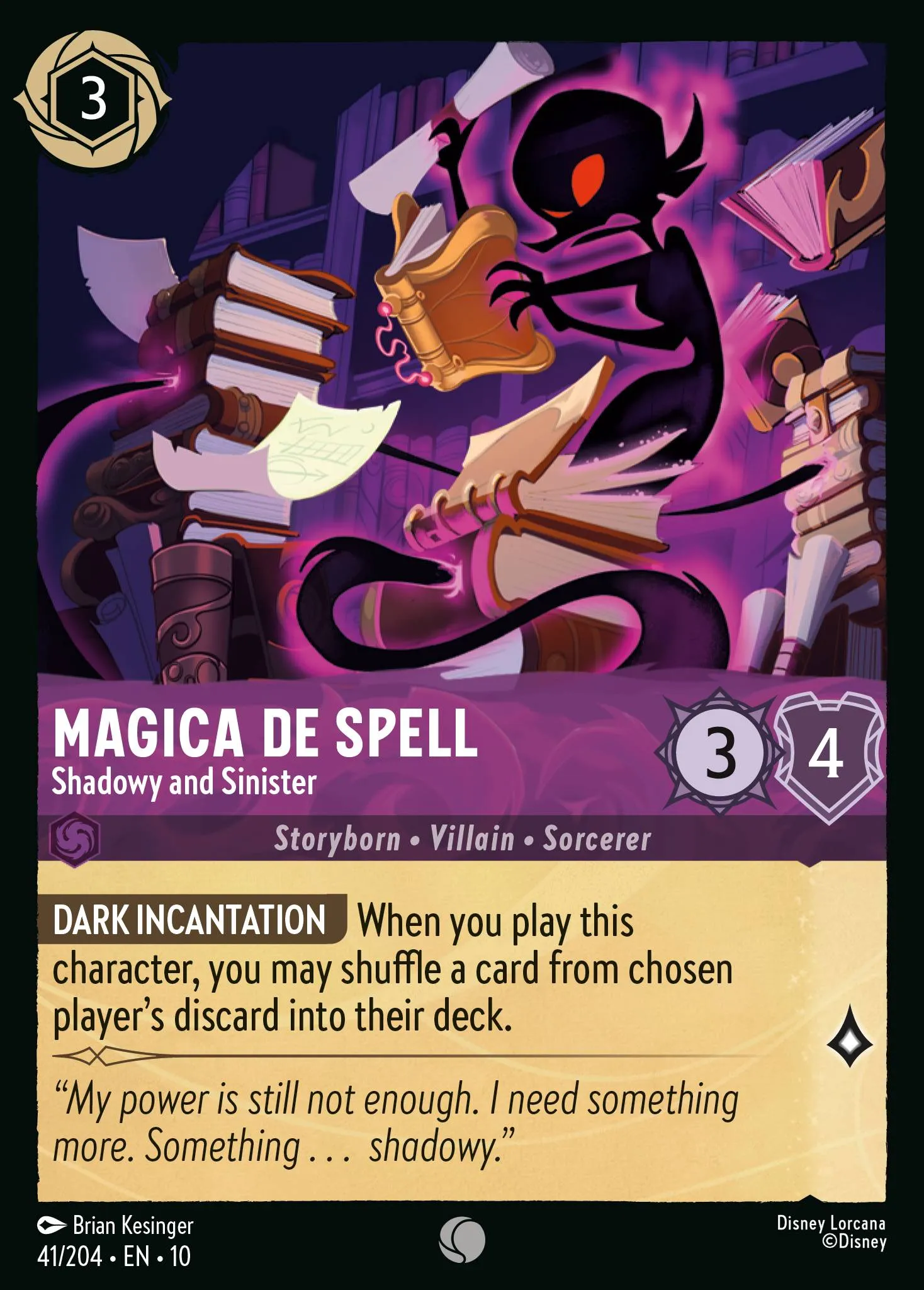 Magica De Spell - Shadowy and Sinister · Whispers in the Well 41/224