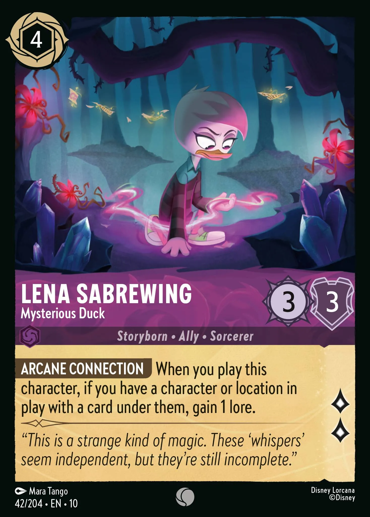 Lena Sabrewing - Mysterious Duck · Whispers in the Well 42/224