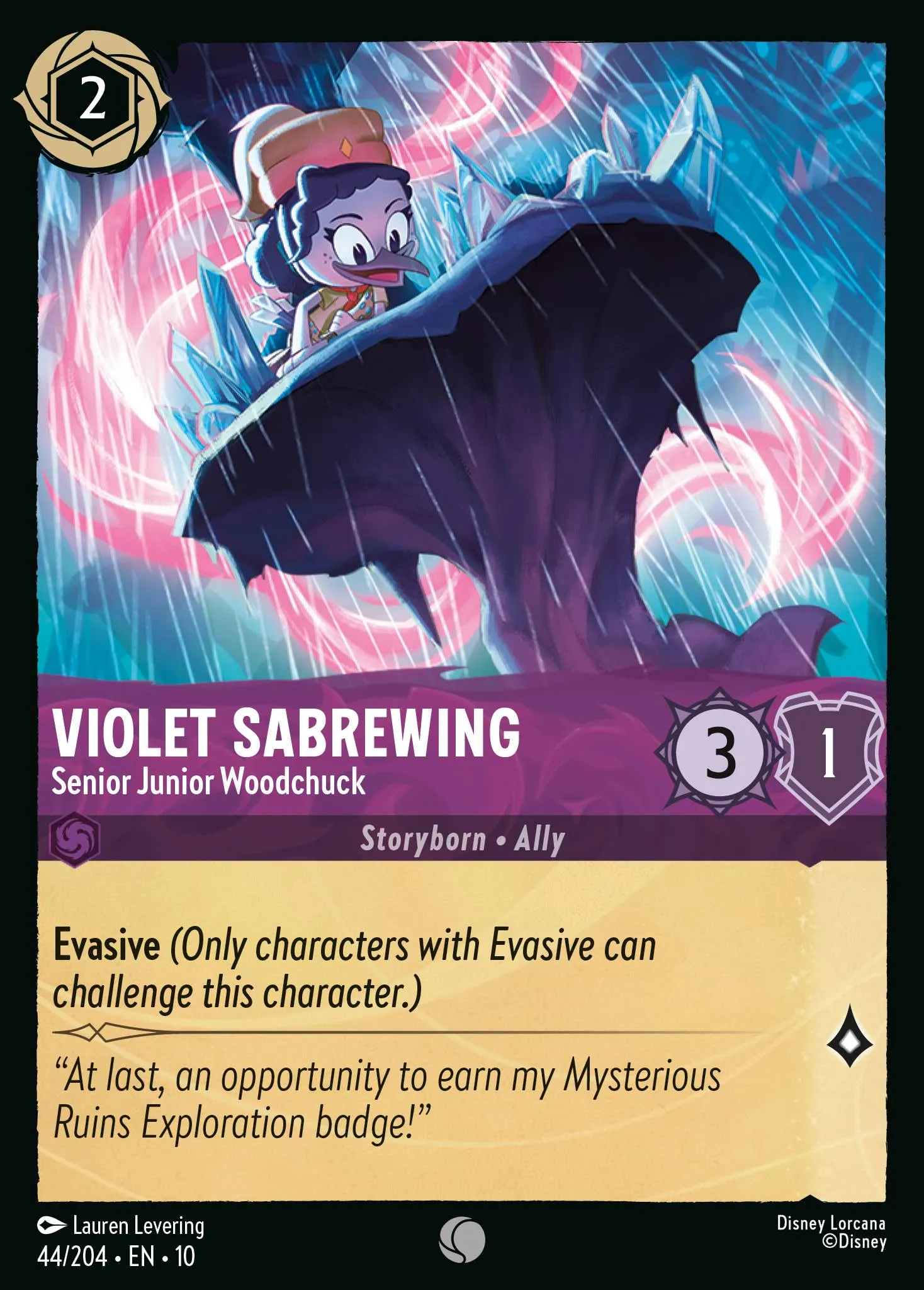 Violet Sabrewing - Senior Junior Woodchuck · Whispers in the Well 44/224