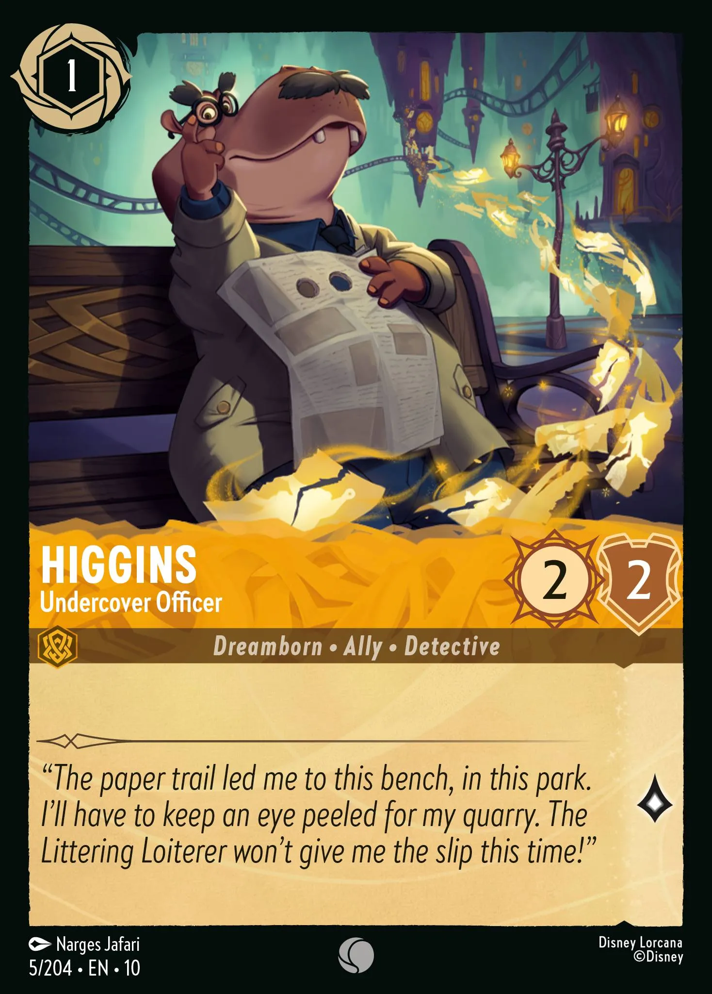 Higgins - Undercover Officer · Whispers in the Well 5/224