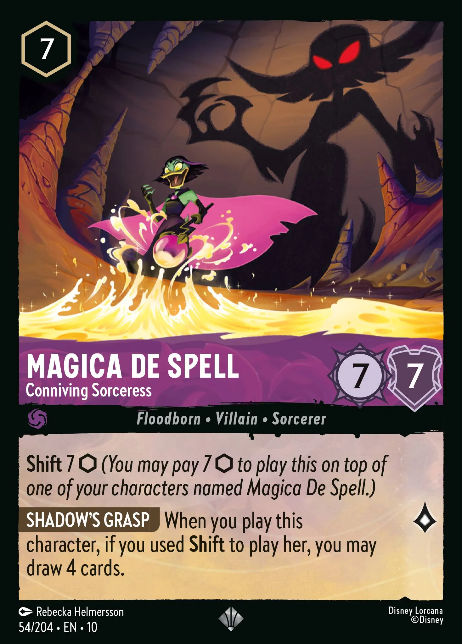 Magica De Spell - Conniving Sorceress · Whispers in the Well 54/224