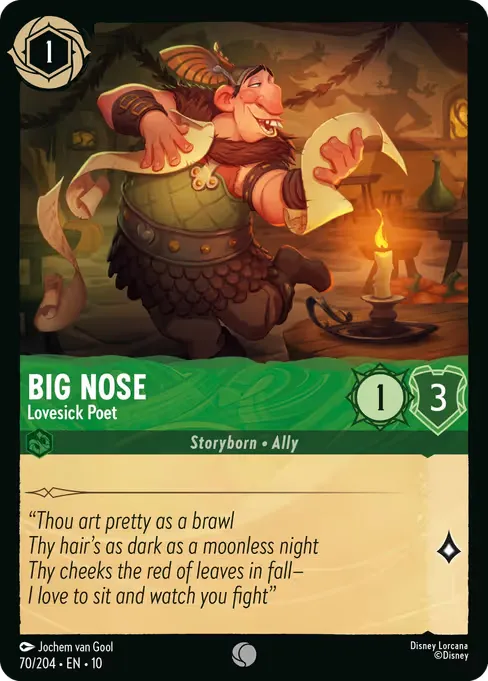 Big Nose - Lovesick Poet · Whispers in the Well 70/224