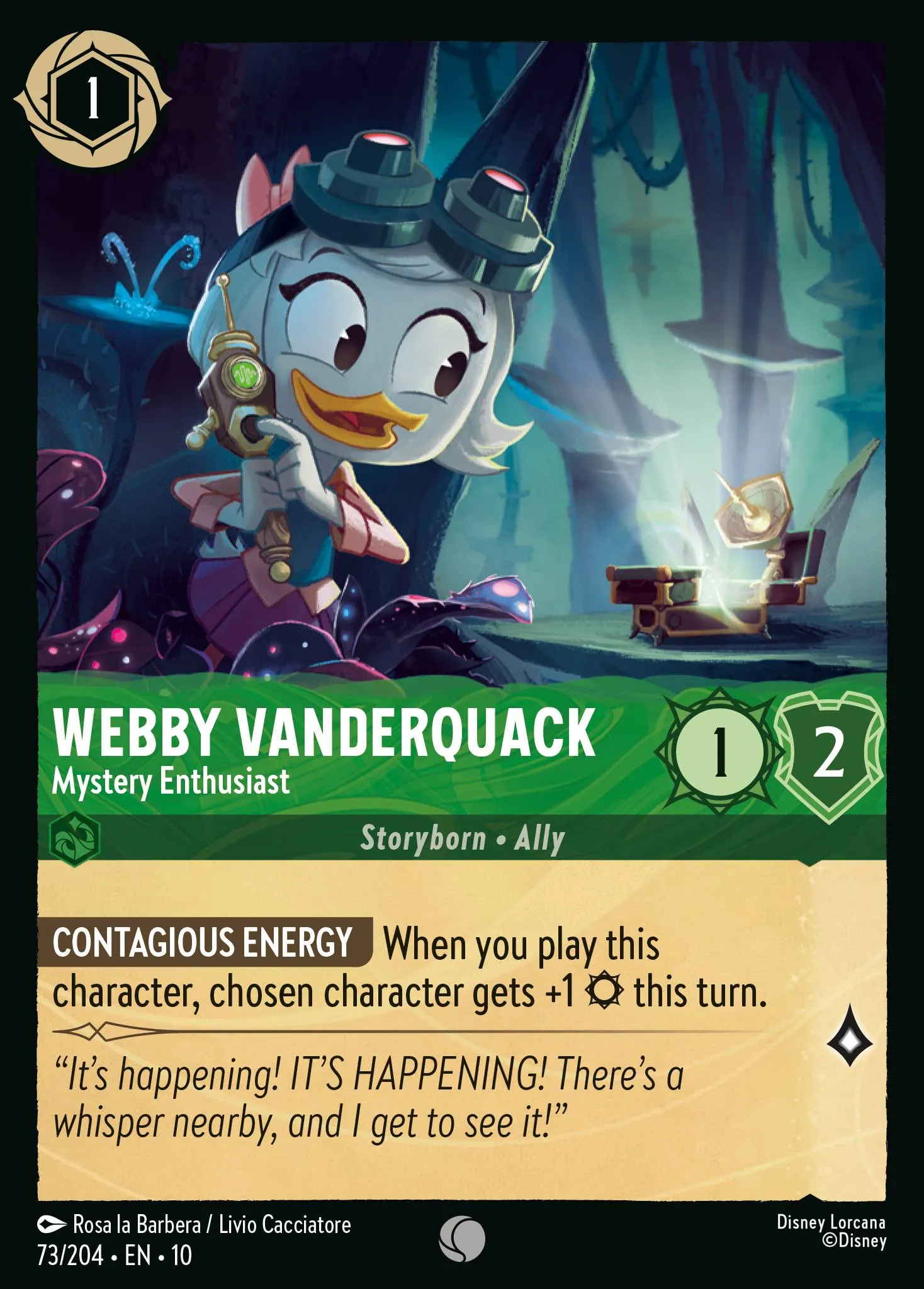 Webby Vanderquack - Mystery Enthusiast · Whispers in the Well 73/224
