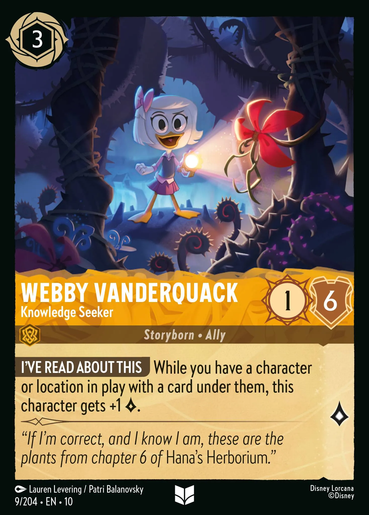 Webby Vanderquack - Knowledge Seeker · Whispers in the Well 9/224