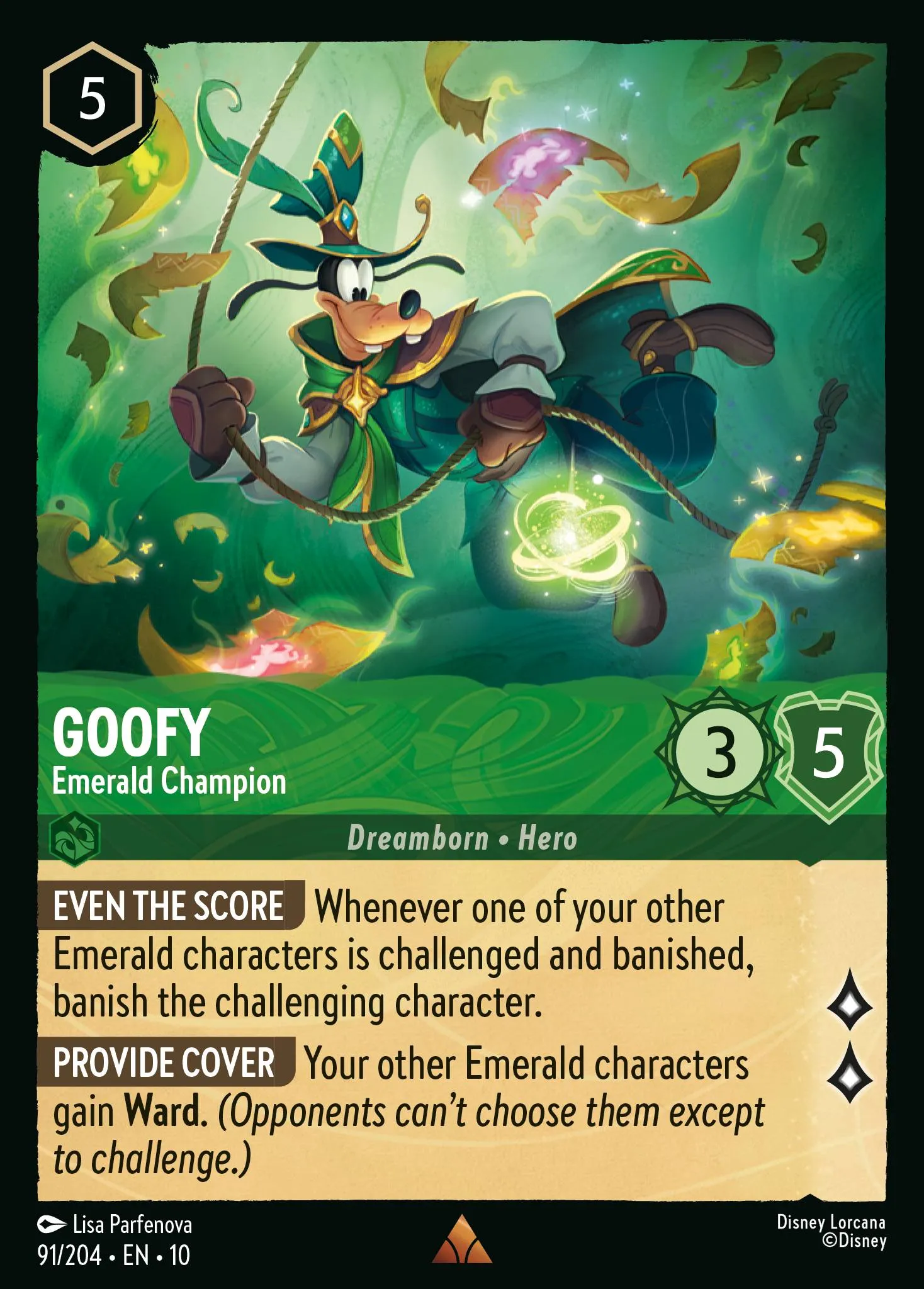 Goofy - Emerald Champion · Whispers in the Well 91/224