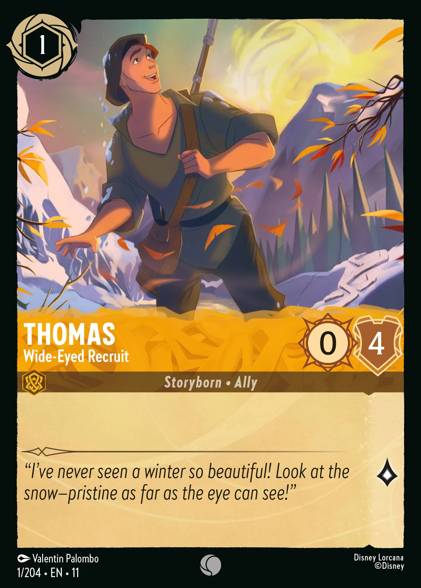 Thomas - Wide-Eyed Recruit · Winterspell 1/224