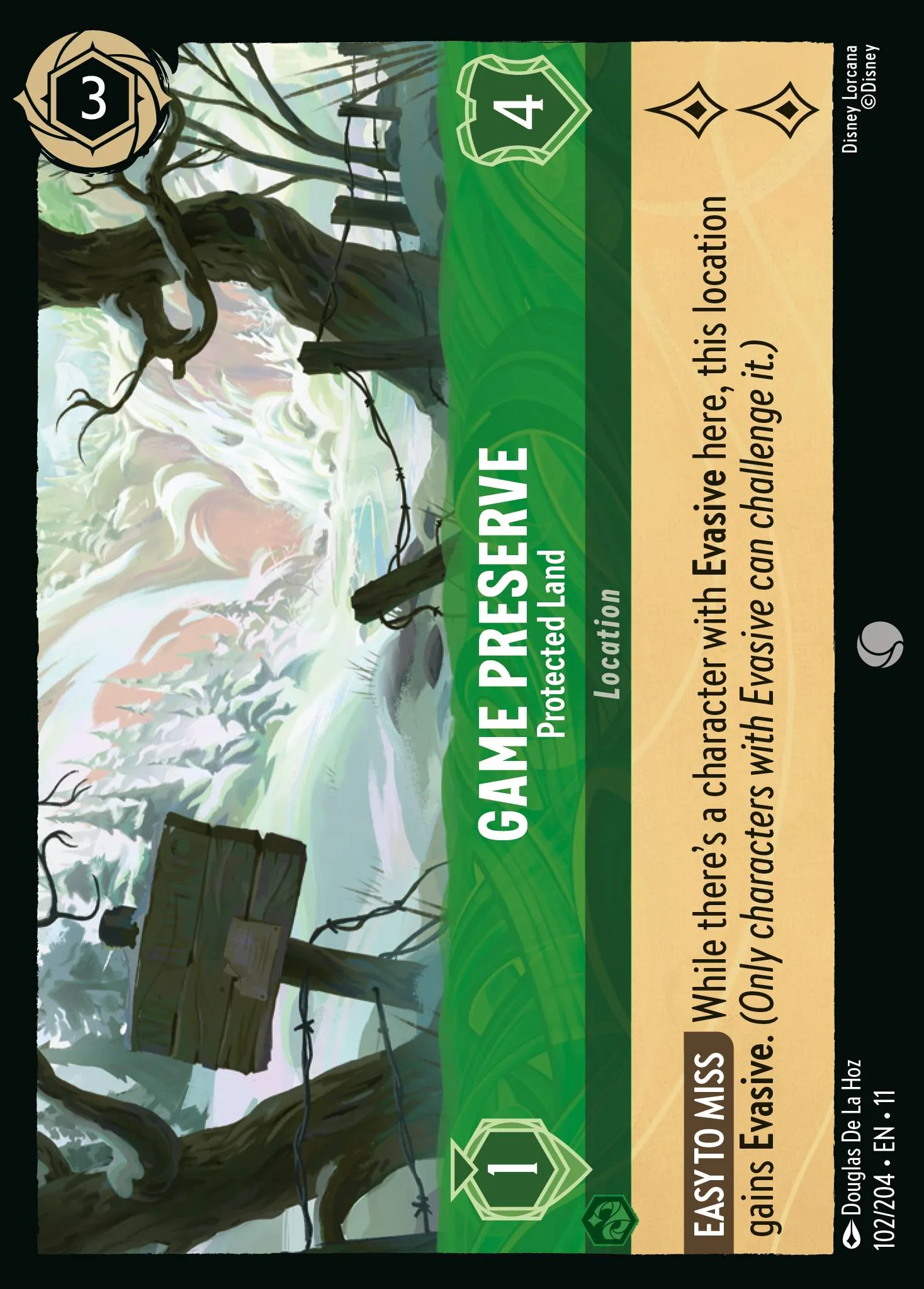 Game Preserve - Protected Land · Winterspell 102/224