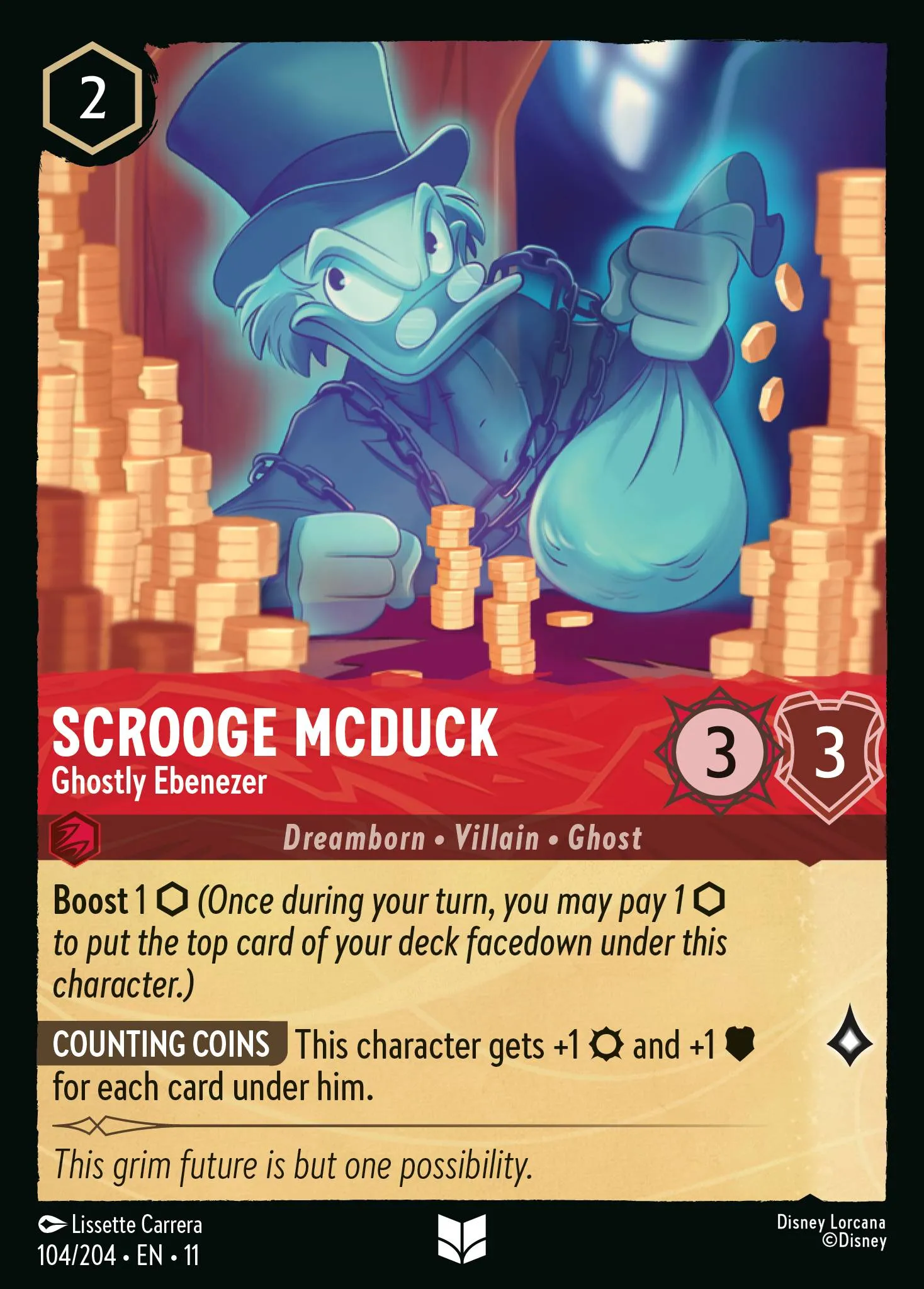 Scrooge McDuck - Ghostly Ebenezer · Winterspell 104/224