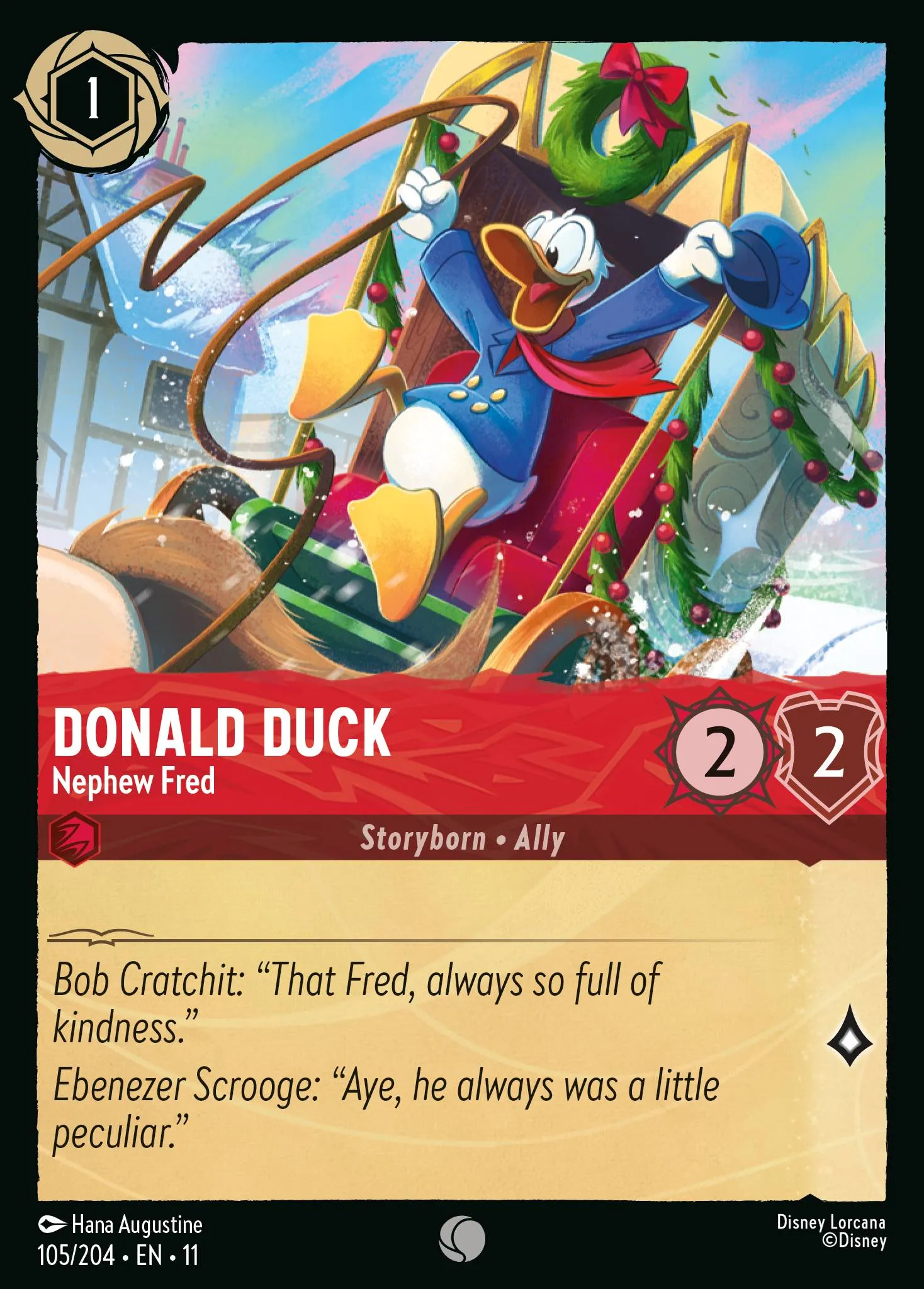 Donald Duck - Nephew Fred · Winterspell 105/224