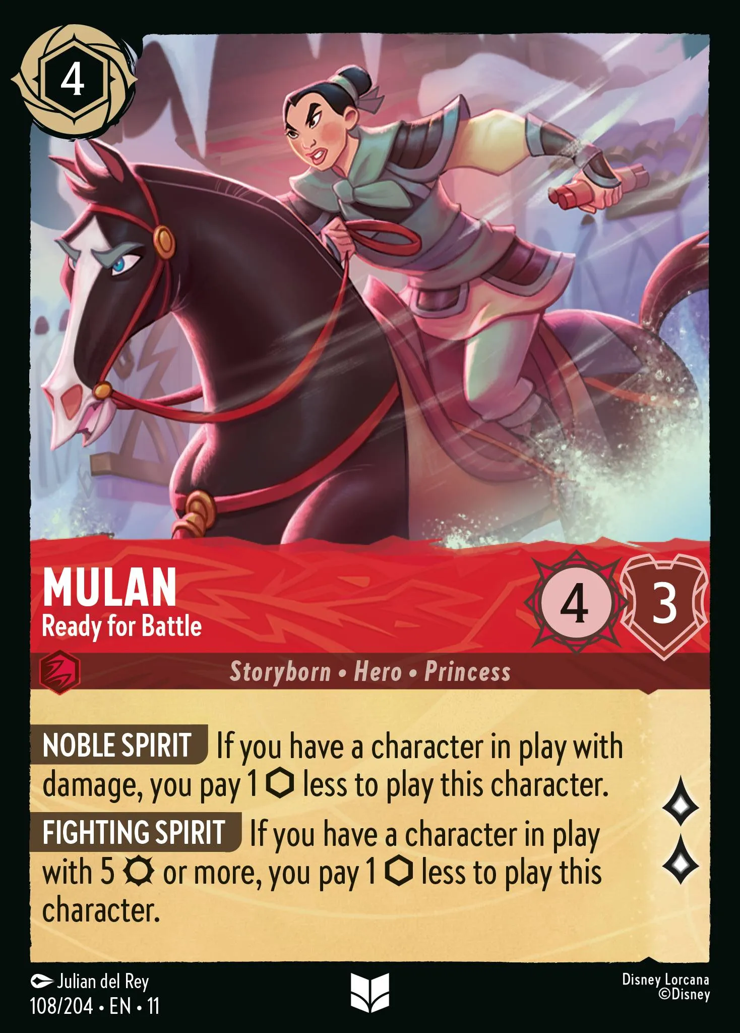Mulan - Ready for Battle · Winterspell 108/224