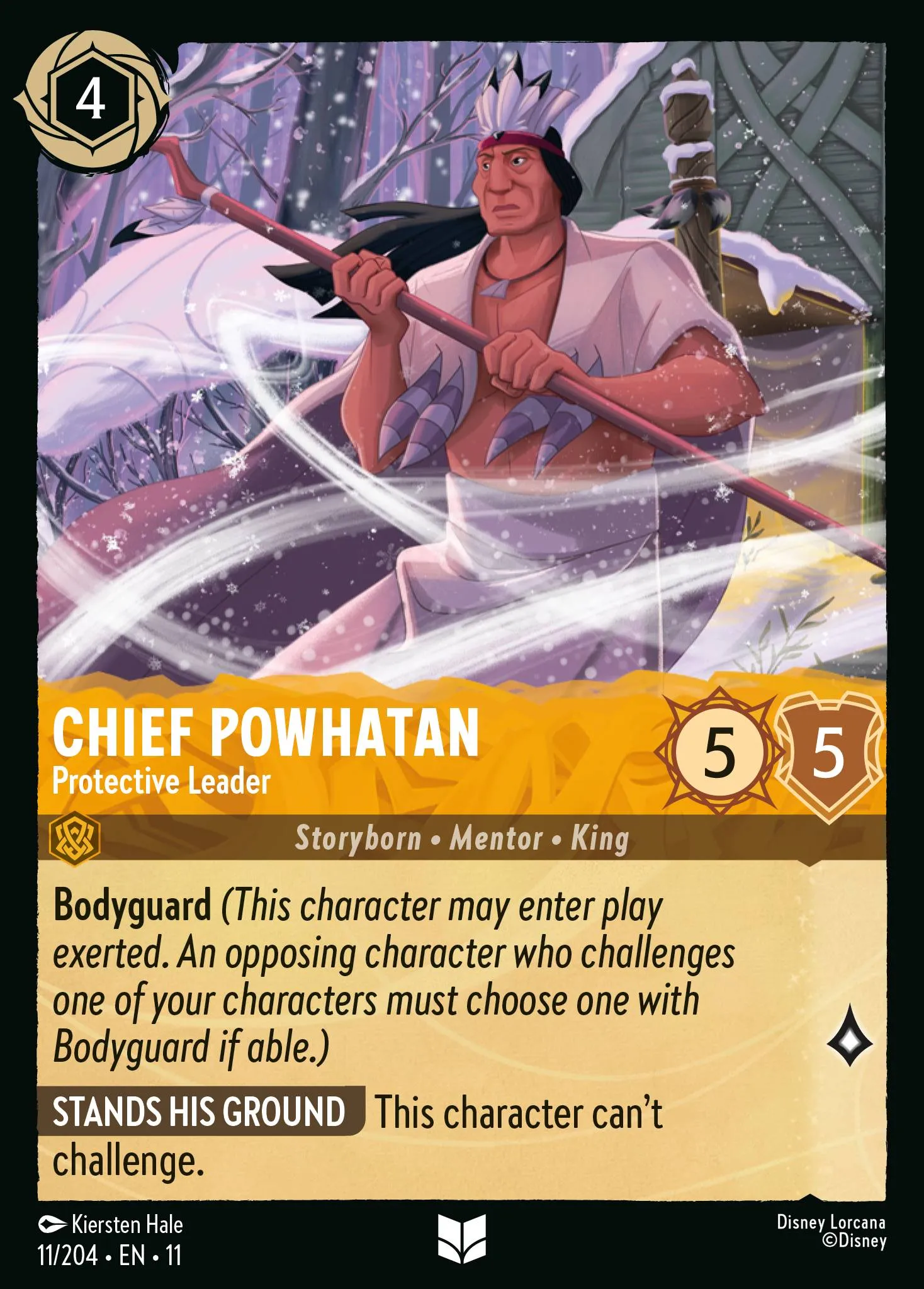 Chief Powhatan - Protective Leader · Winterspell 11/224