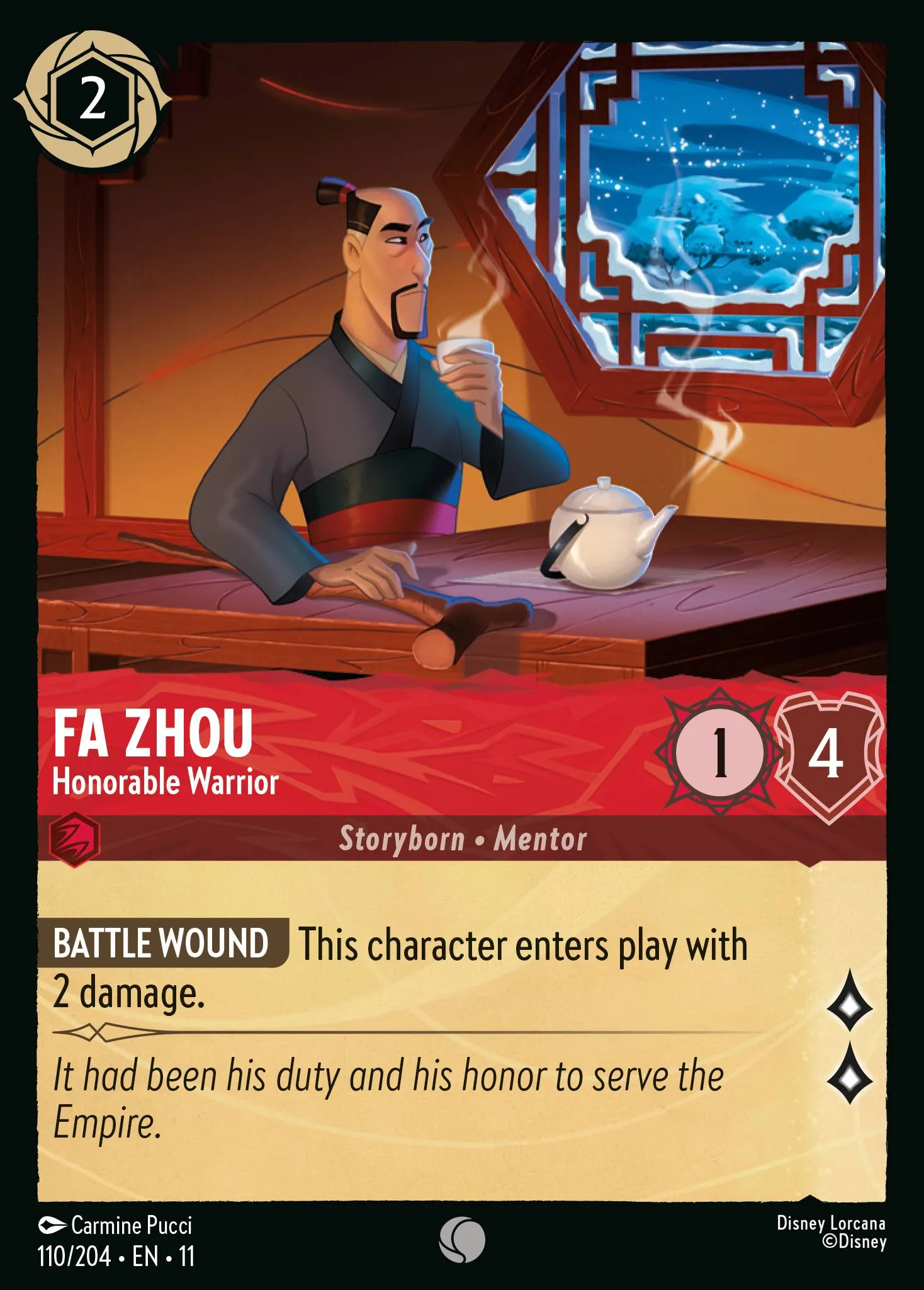 Fa Zhou - Honorable Warrior · Winterspell 110/224