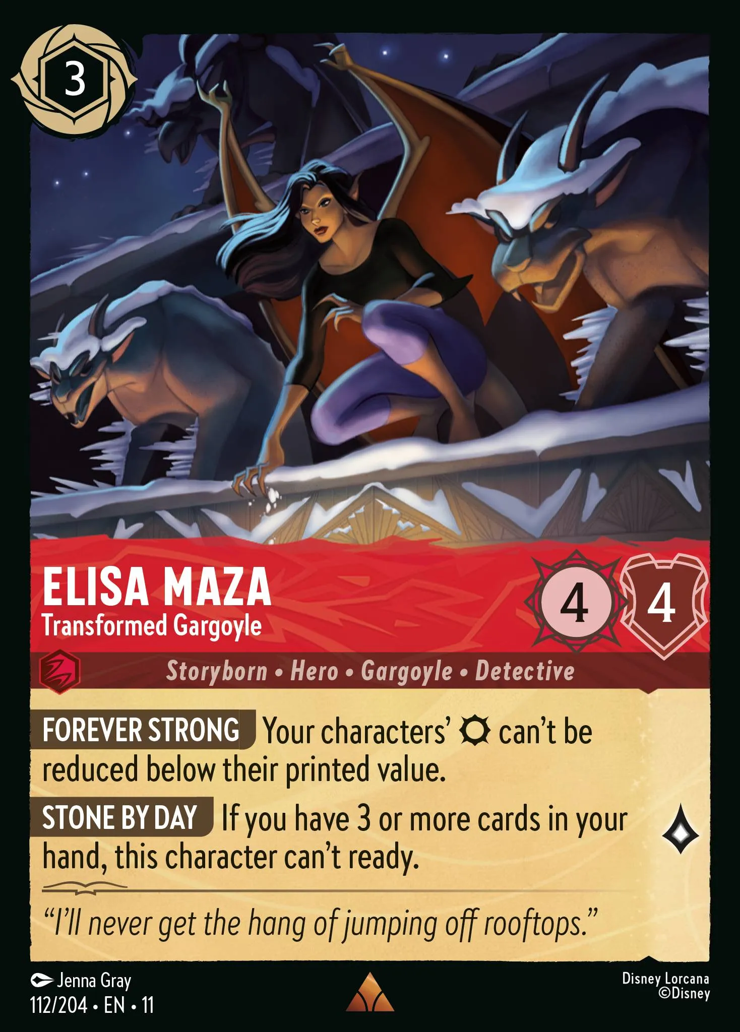 Elisa Maza - Transformed Gargoyle · Winterspell 112/224