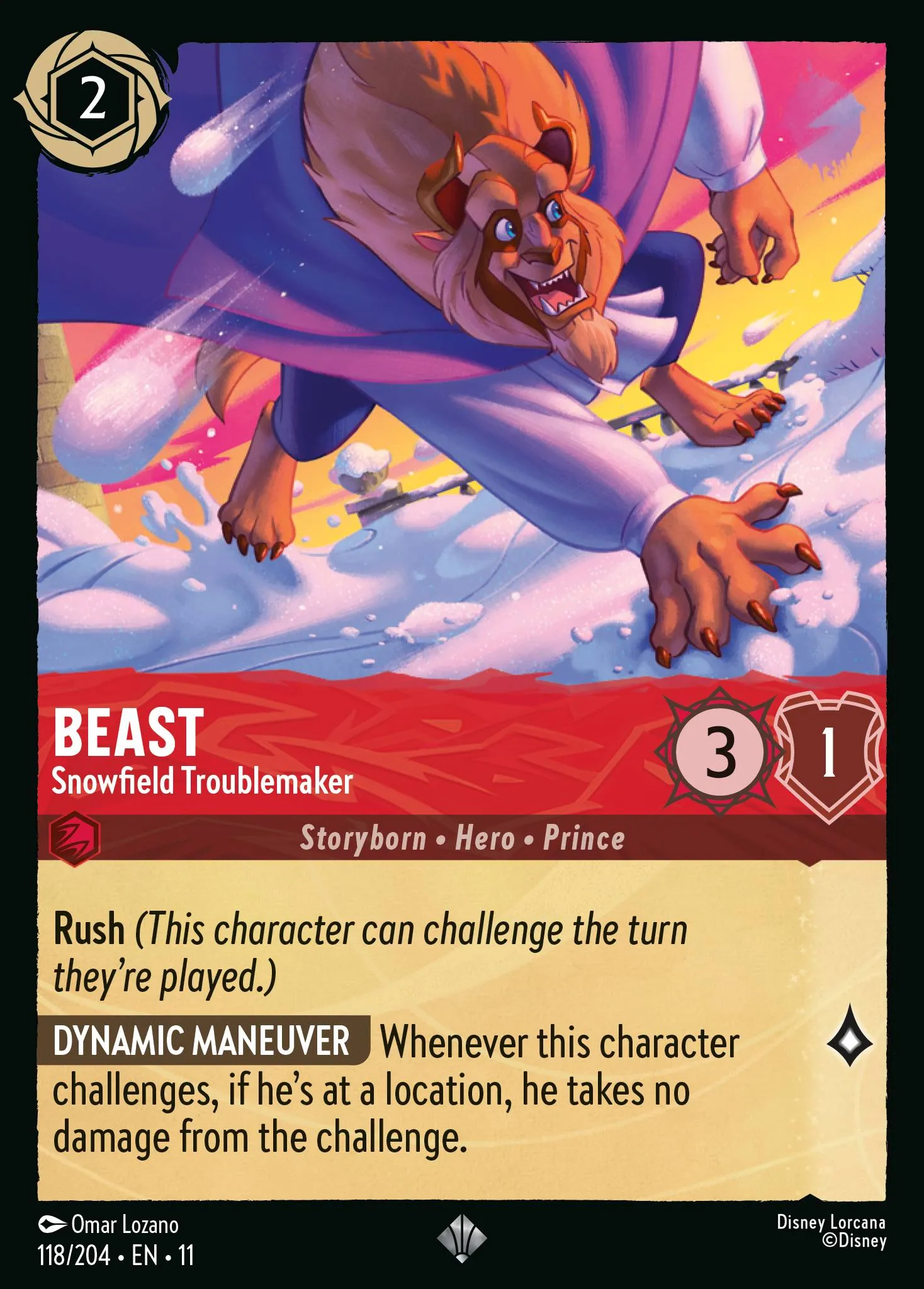 Beast - Snowfield Troublemaker · Winterspell 118/224
