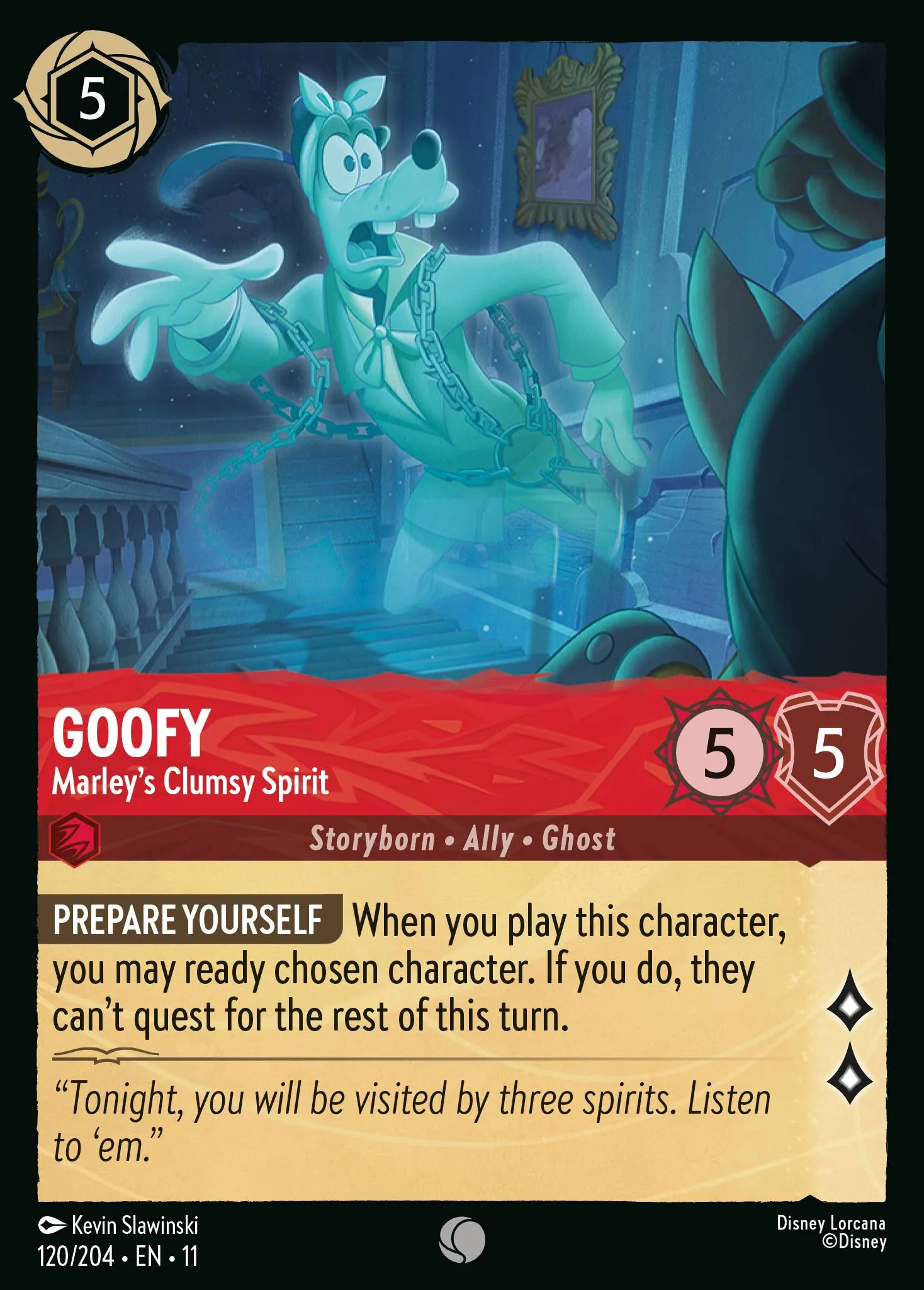 Goofy - Marley's Clumsy Spirit · Winterspell 120/224