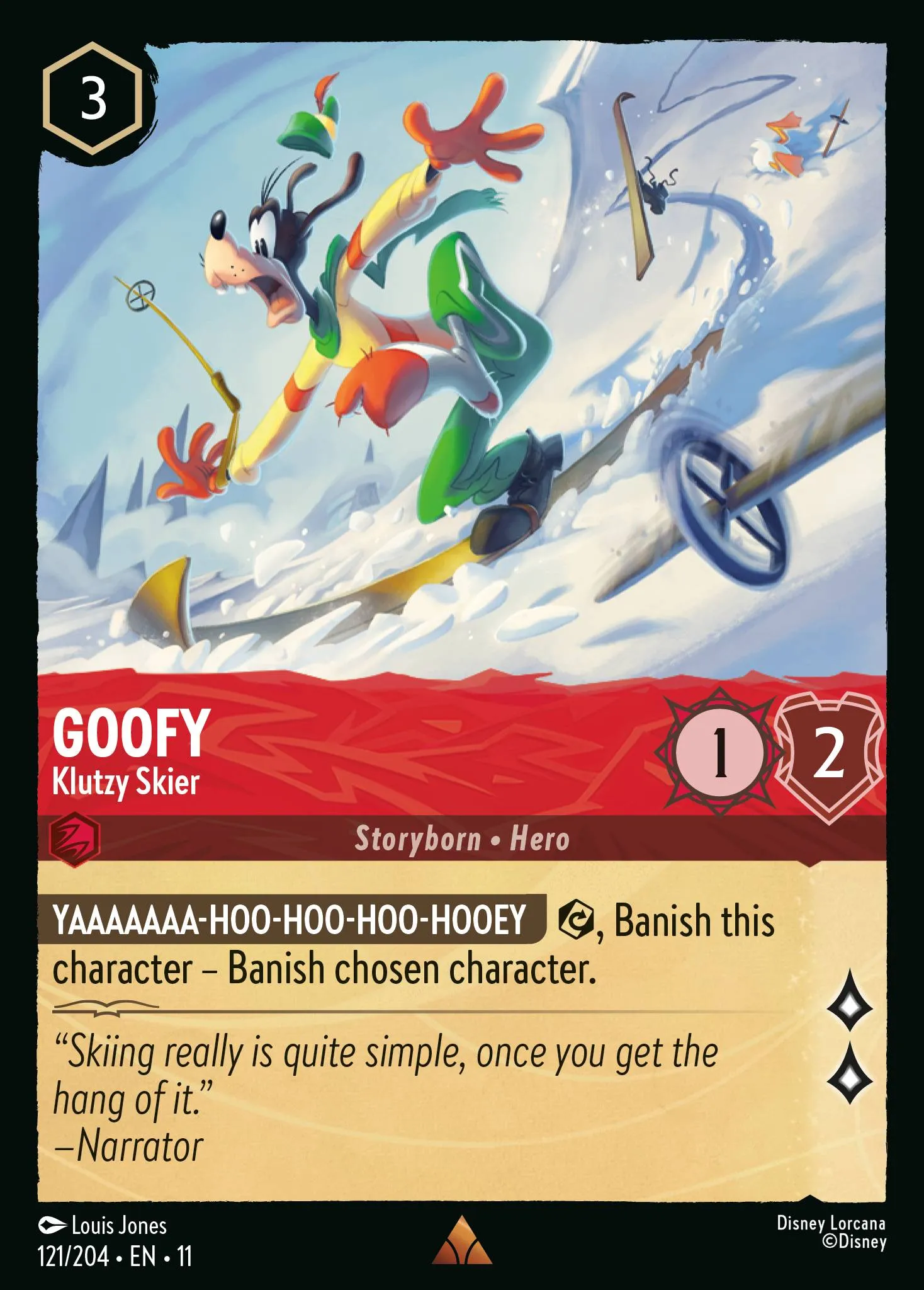 Goofy - Klutzy Skier · Winterspell 121/224