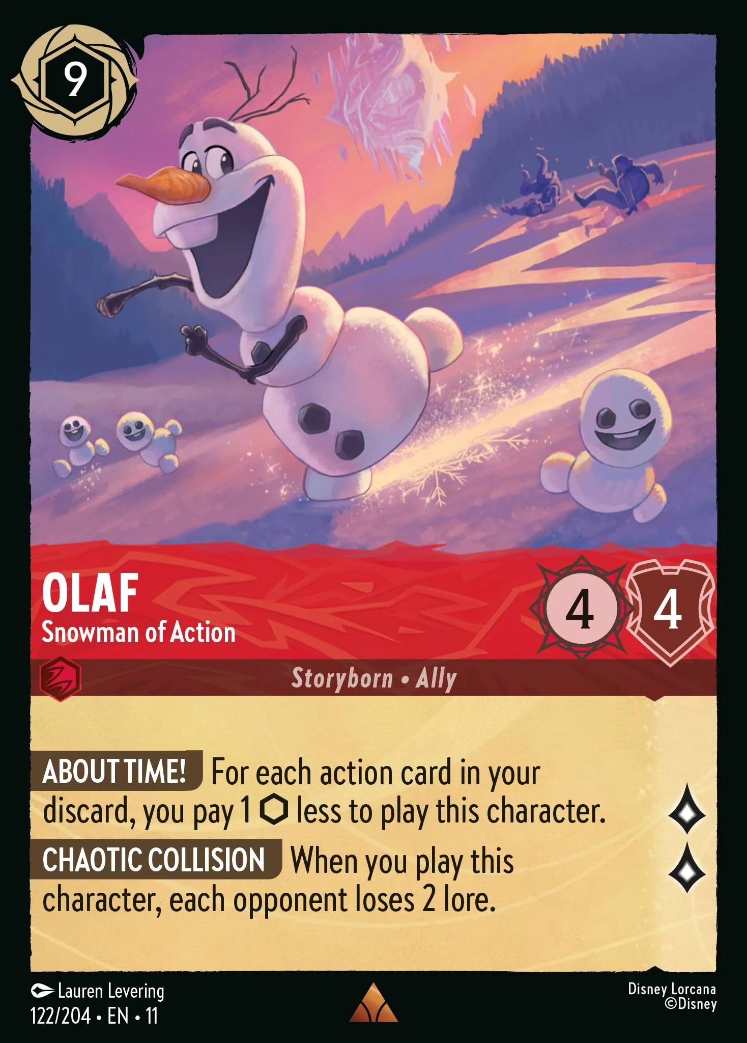 Olaf - Snowman of Action · Winterspell 122/224
