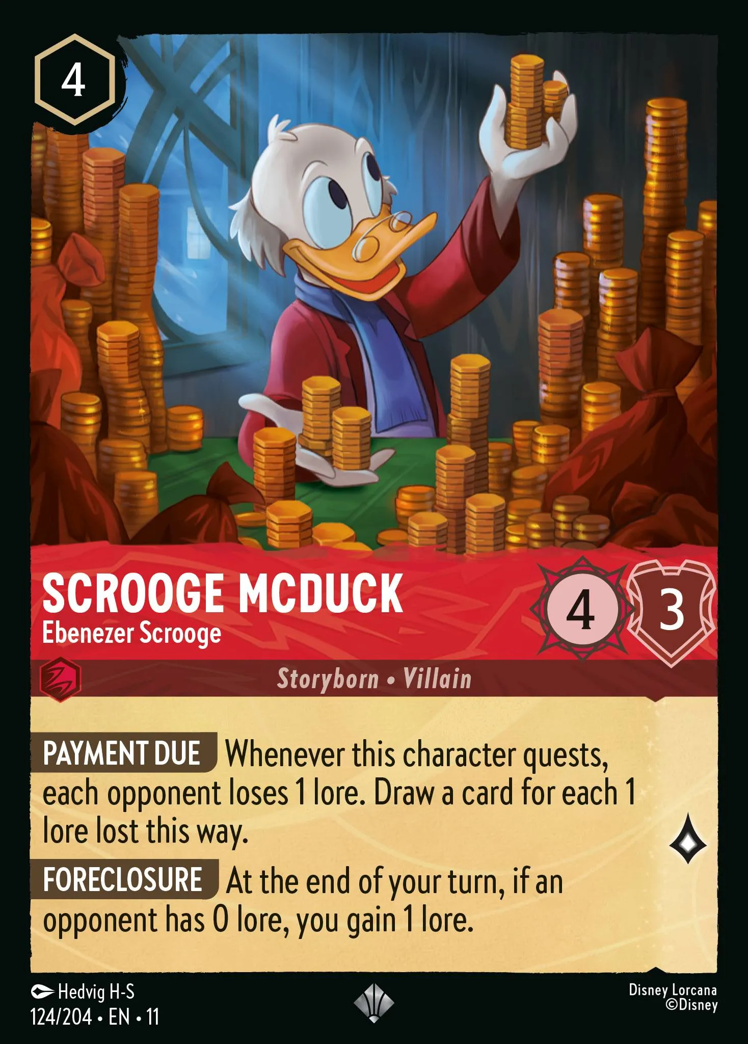 Scrooge McDuck - Ebenezer Scrooge · Winterspell 124/224