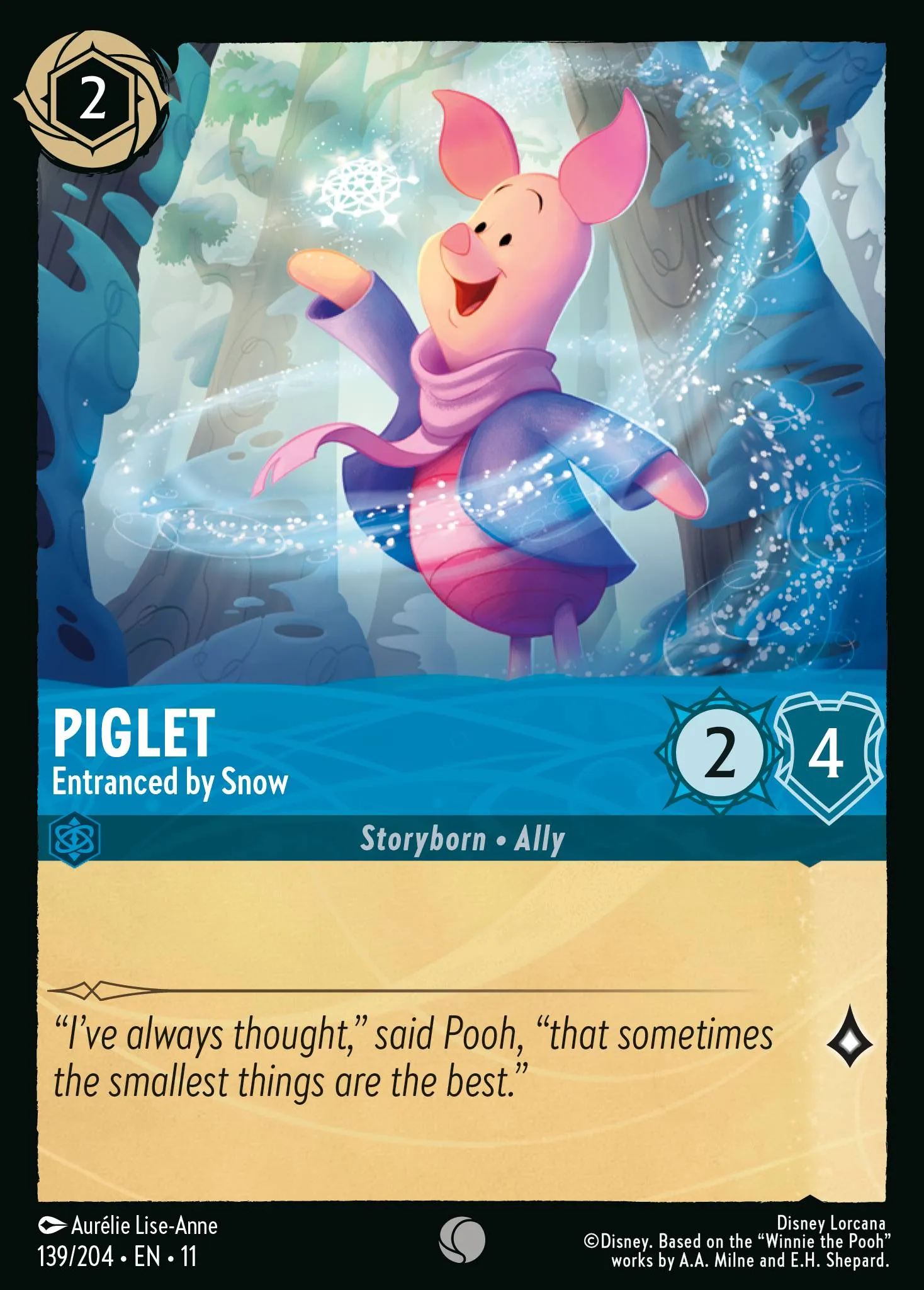 Piglet - Entranced by Snow · Winterspell 139/224